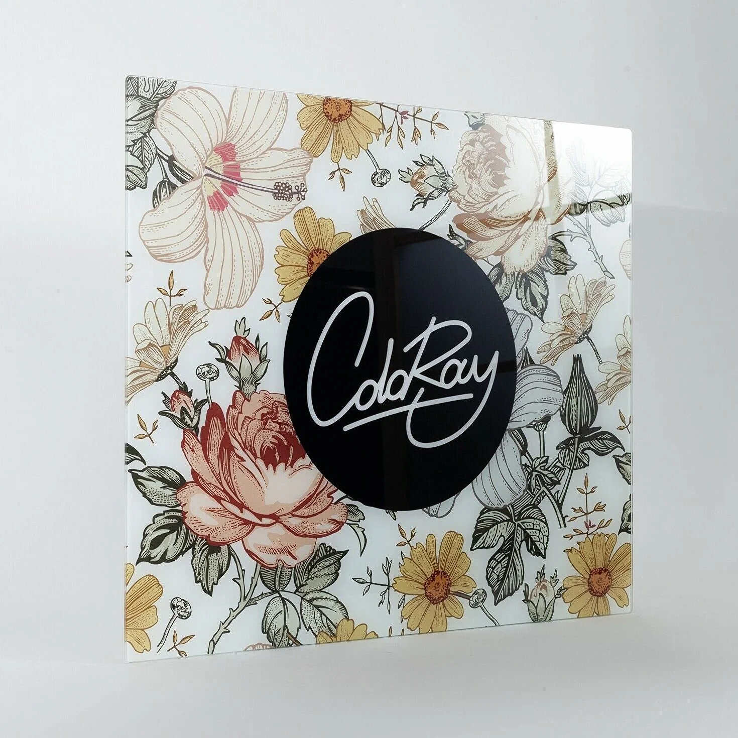 Coloray Deska do krojenia 60x52cm Szklana Do Kuchni Szkło Hartowane Osłona Kuchenna Panel Przeciw Zabrudzeniom Osłona Kuchenki Indukcyjnej - Las zwierzęta
