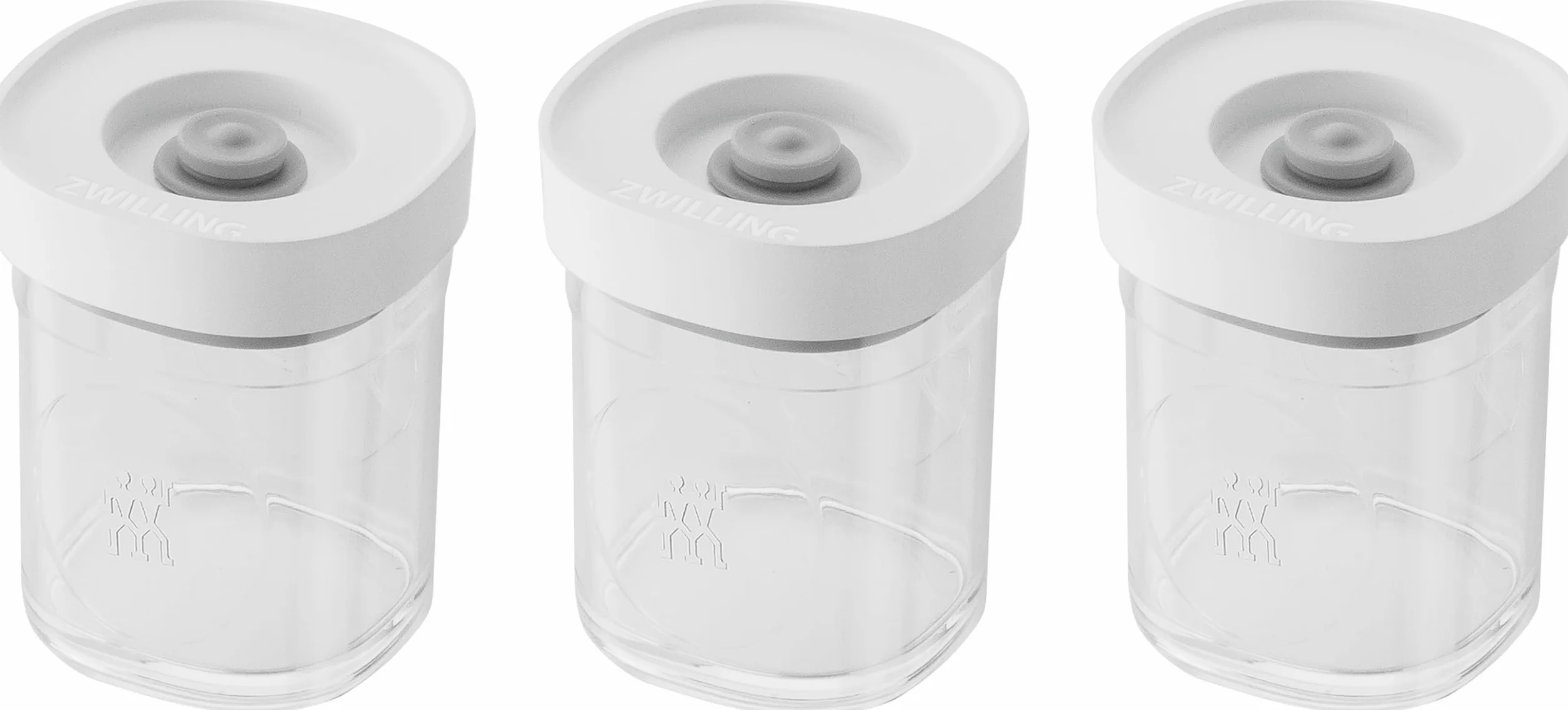 Zwilling Zestaw CUBE XS 3-szt. przezroczysty-biały Grey Line