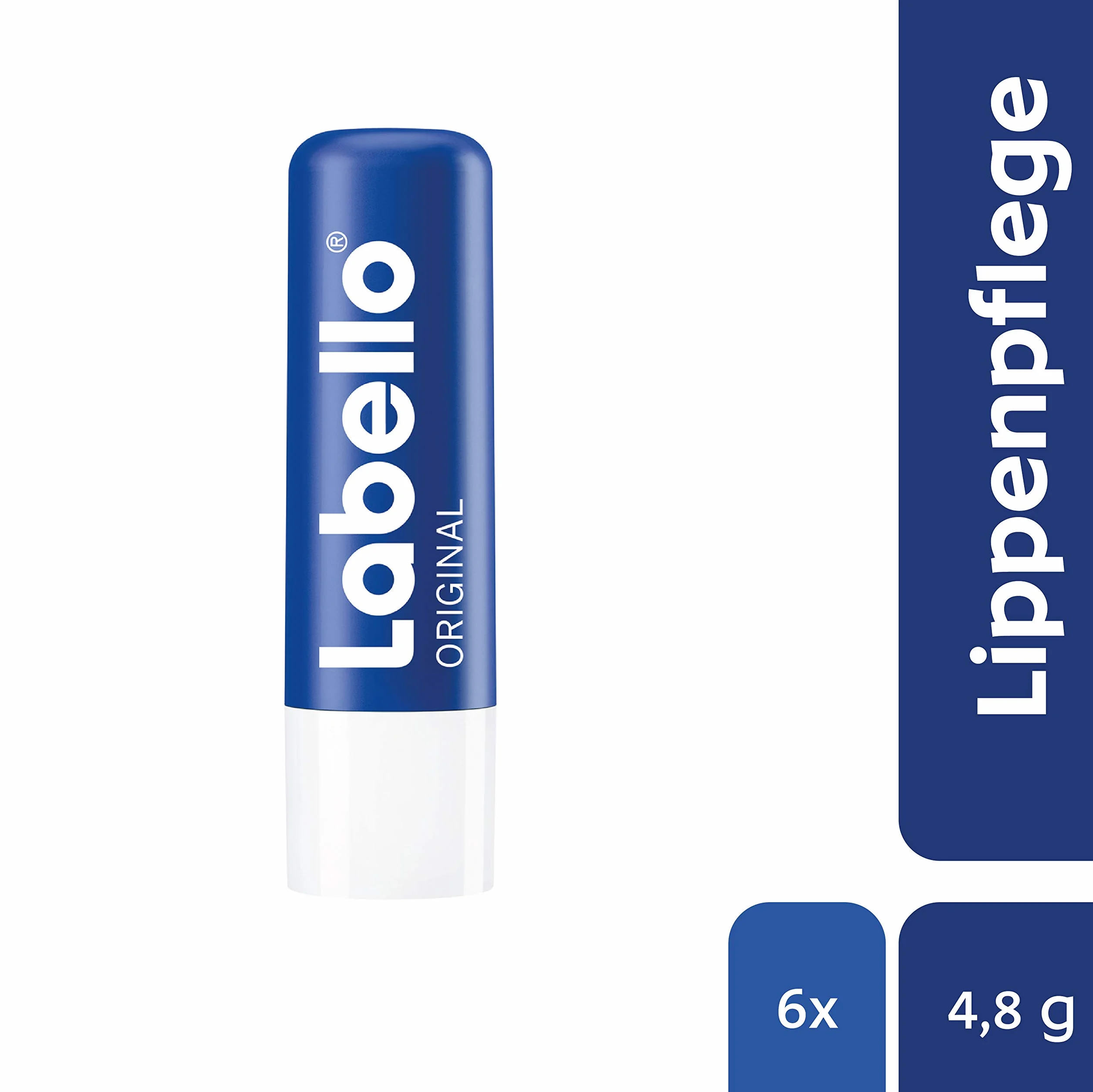 Labello Pomadki Nawilzające do Ust o Działaniu Ochronnym 6 x 4,8 g