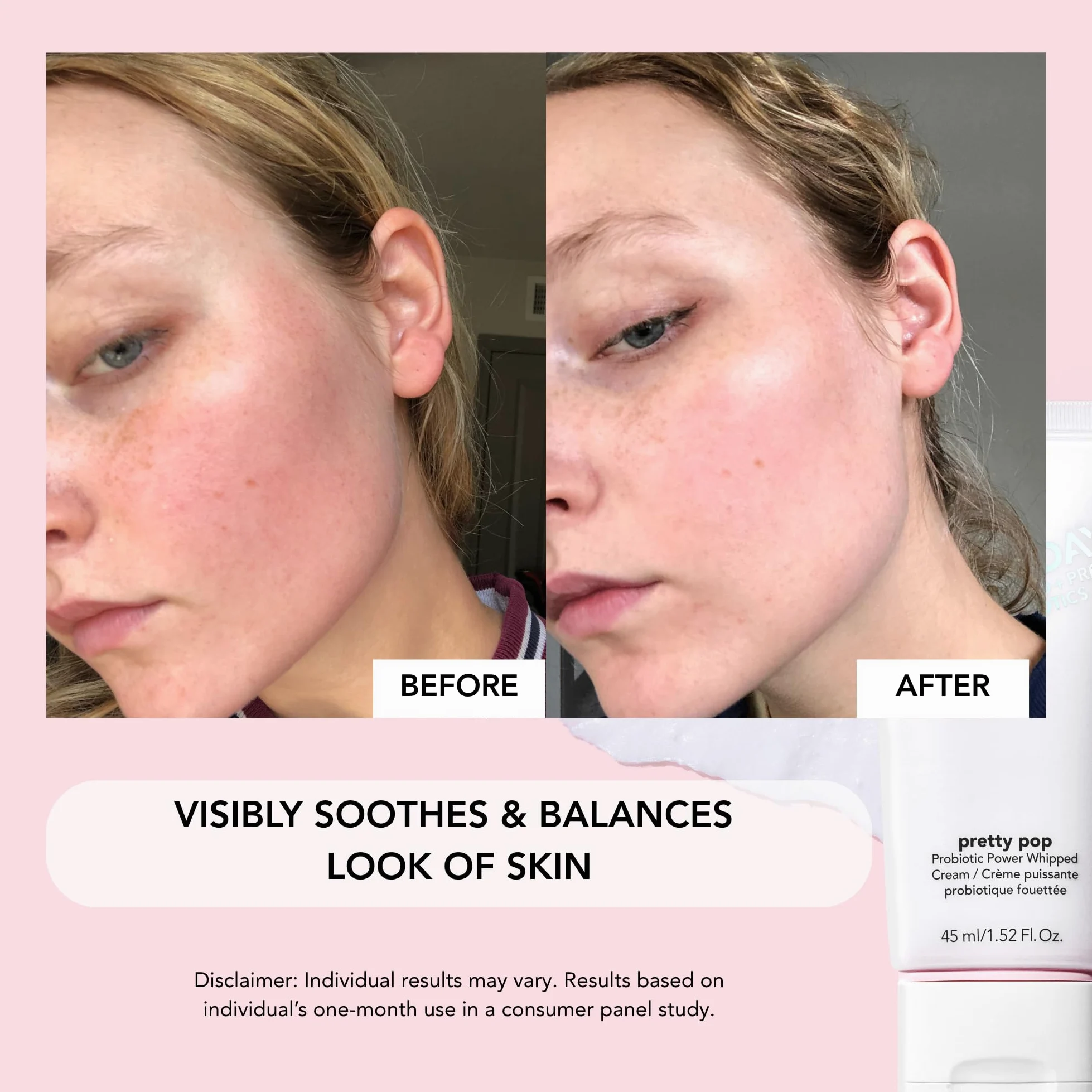 Saturday Skin Pretty Pop Prebiotics and Probiotics whipped Nawilżający Krem Odżywianie Allure Best of Beauty Winner 2020 (1,52 Fl Oz)