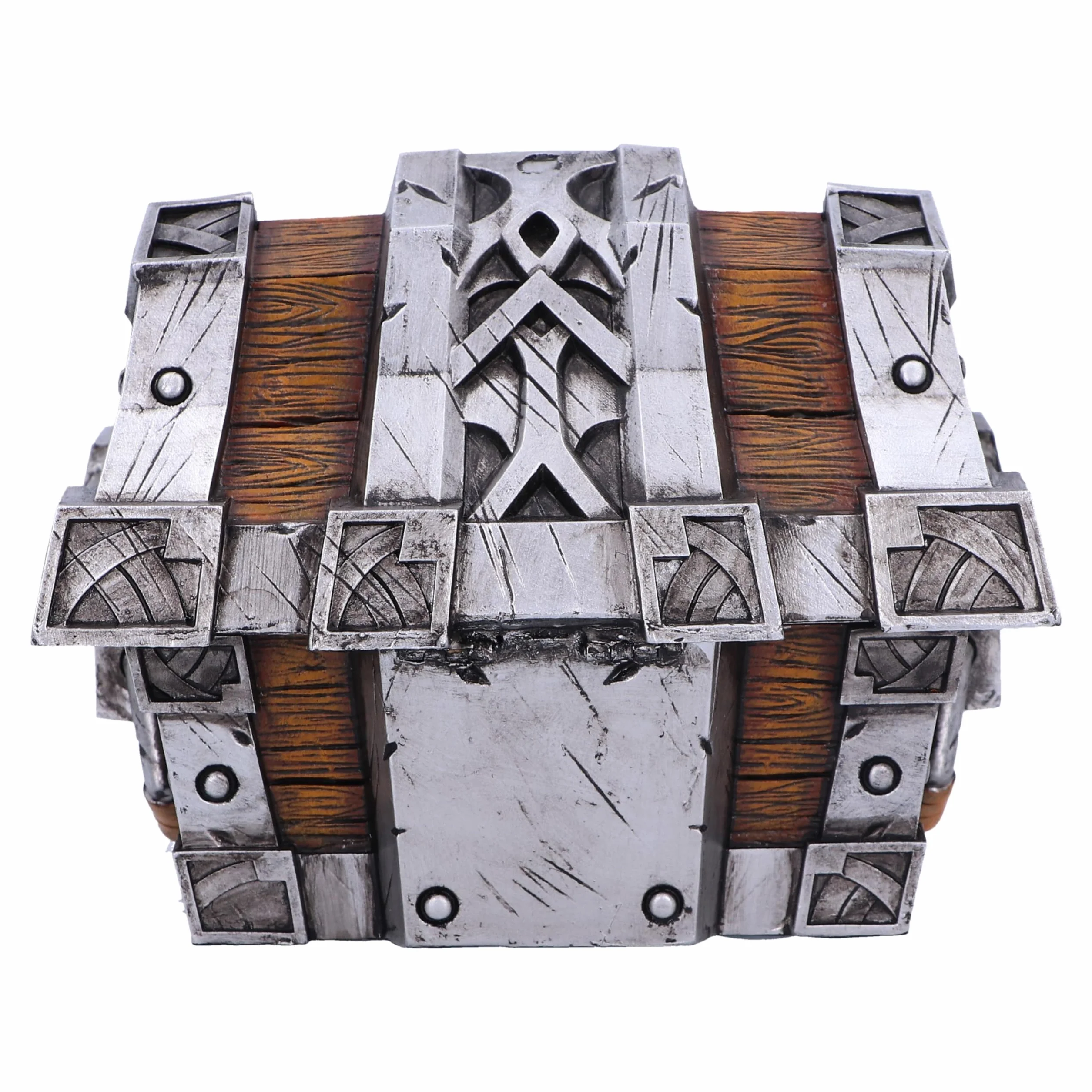 Nemesis Now World of Warcraft Srebrna skrzynia skarbów 10,5 cm żywica