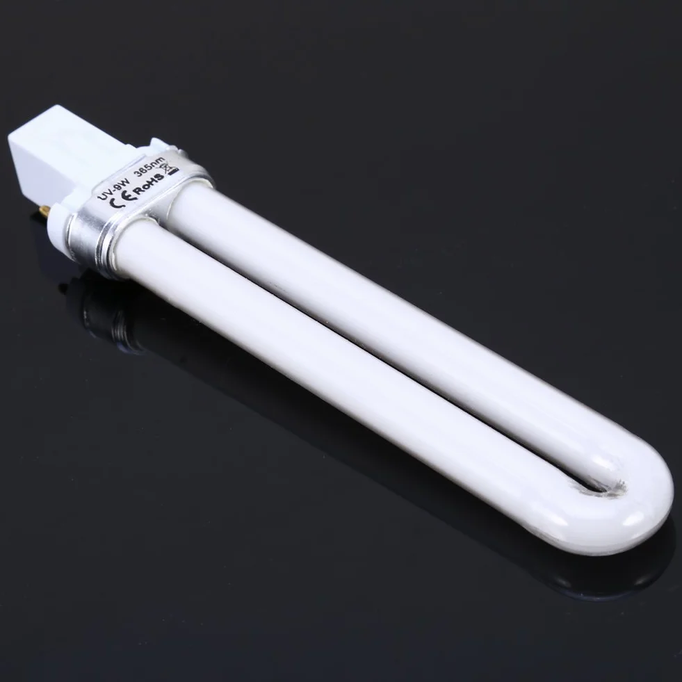 Rurka Uv 9W,Uv 9W 365Nm żarówka, Wymiana Nailstar 9W żarówki do Paznokci Lampa Uv świetlówka do Suszarki do Paznokci