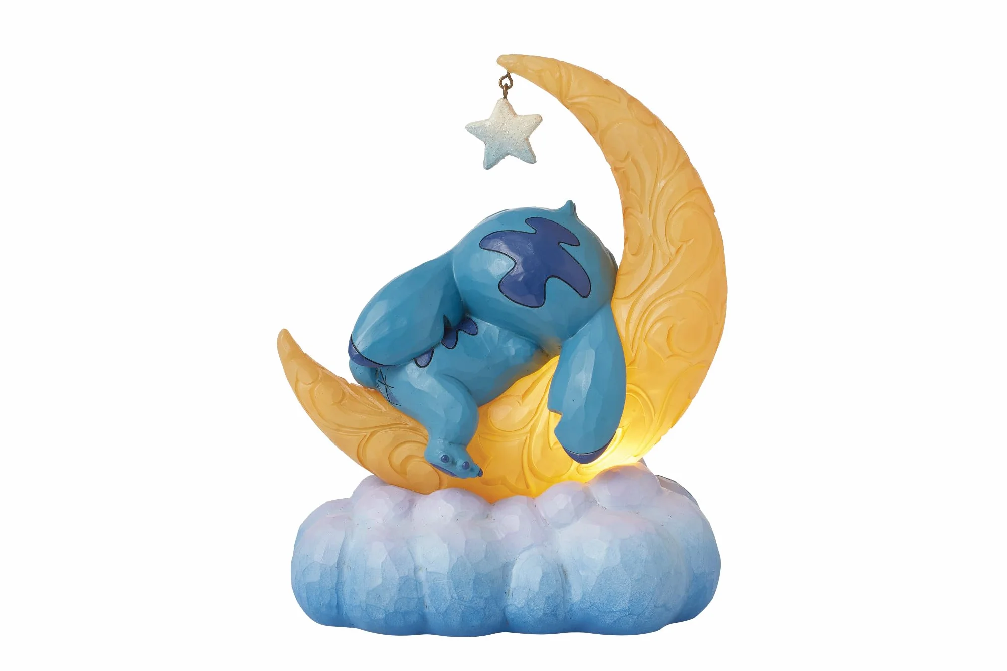 Disney Traditions Stitch and Scrump On Light Up Figurka Księżyca