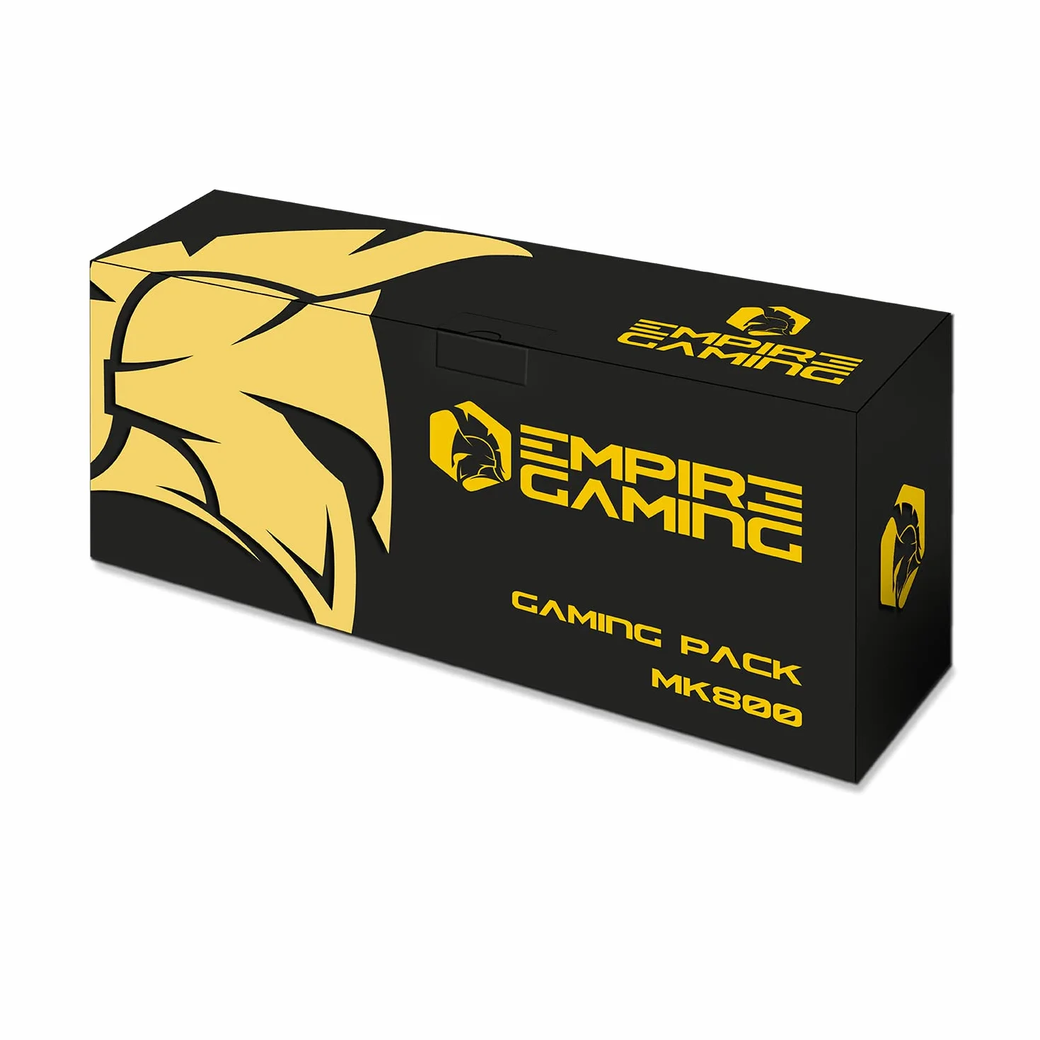 EMPIRE GAMING - Zestaw 3 w 1 MK800 - klawiatura do gier QWERTZ Niemiecka RGB 105 klawiszy 19 klawiszy Anti-Ghosting - Ergonomiczna mysz do gier RGB 2400 DPI - podkładka pod mysz - PC PS4 PS5 Xbox One
