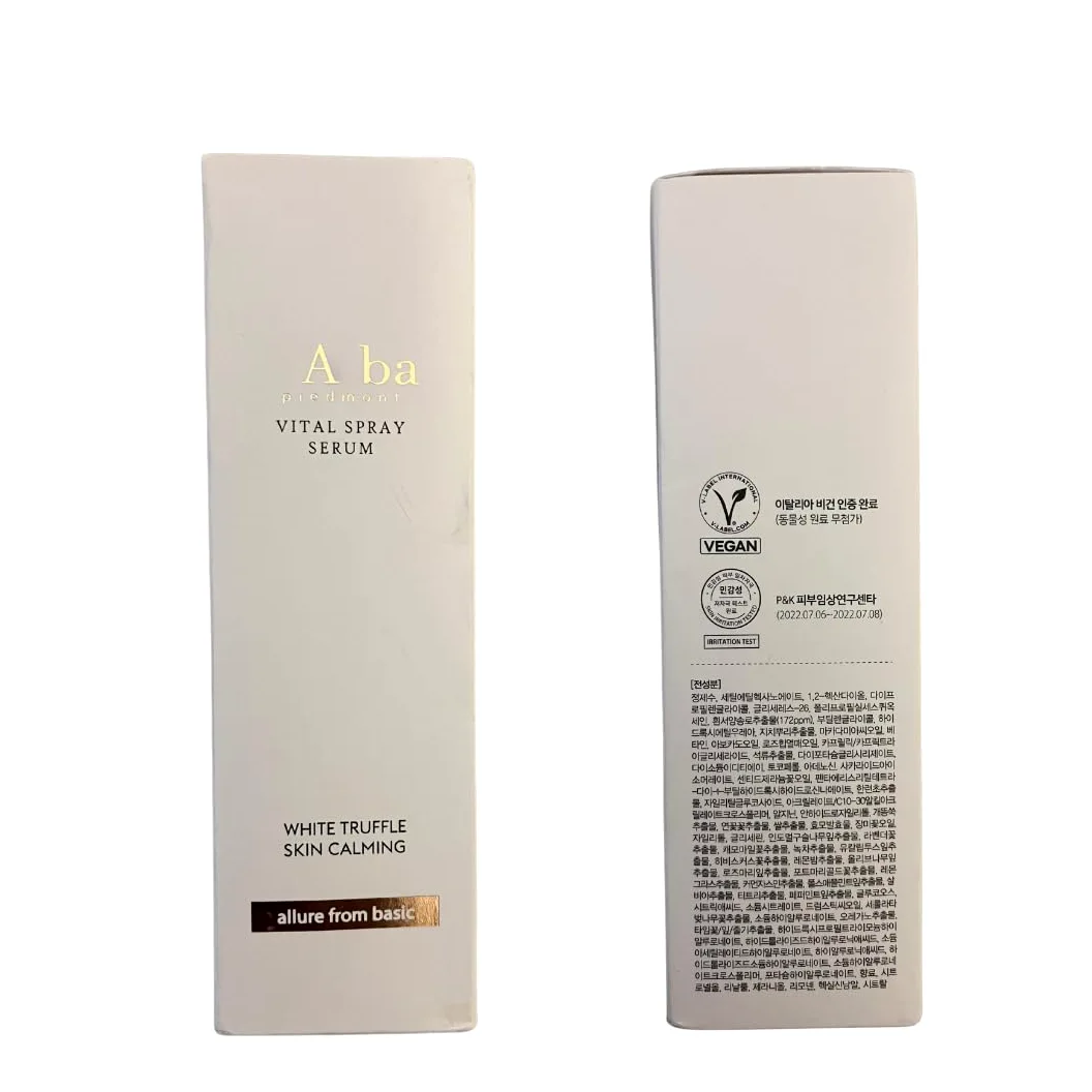 Abalba White Truffle Vital Spray Serum 100ml - Nawilżające serum do twarzy i natychmiastowy blask z ekstraktami z białej trufli
