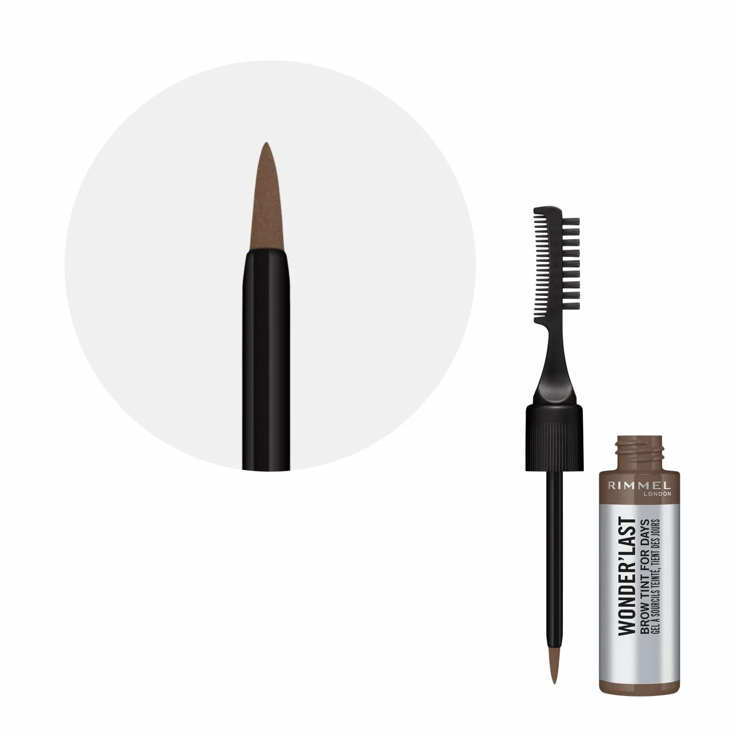 Rimmel Wonder’Last Tusz do Brwi, 002 Soft Brown, 4,5 ml