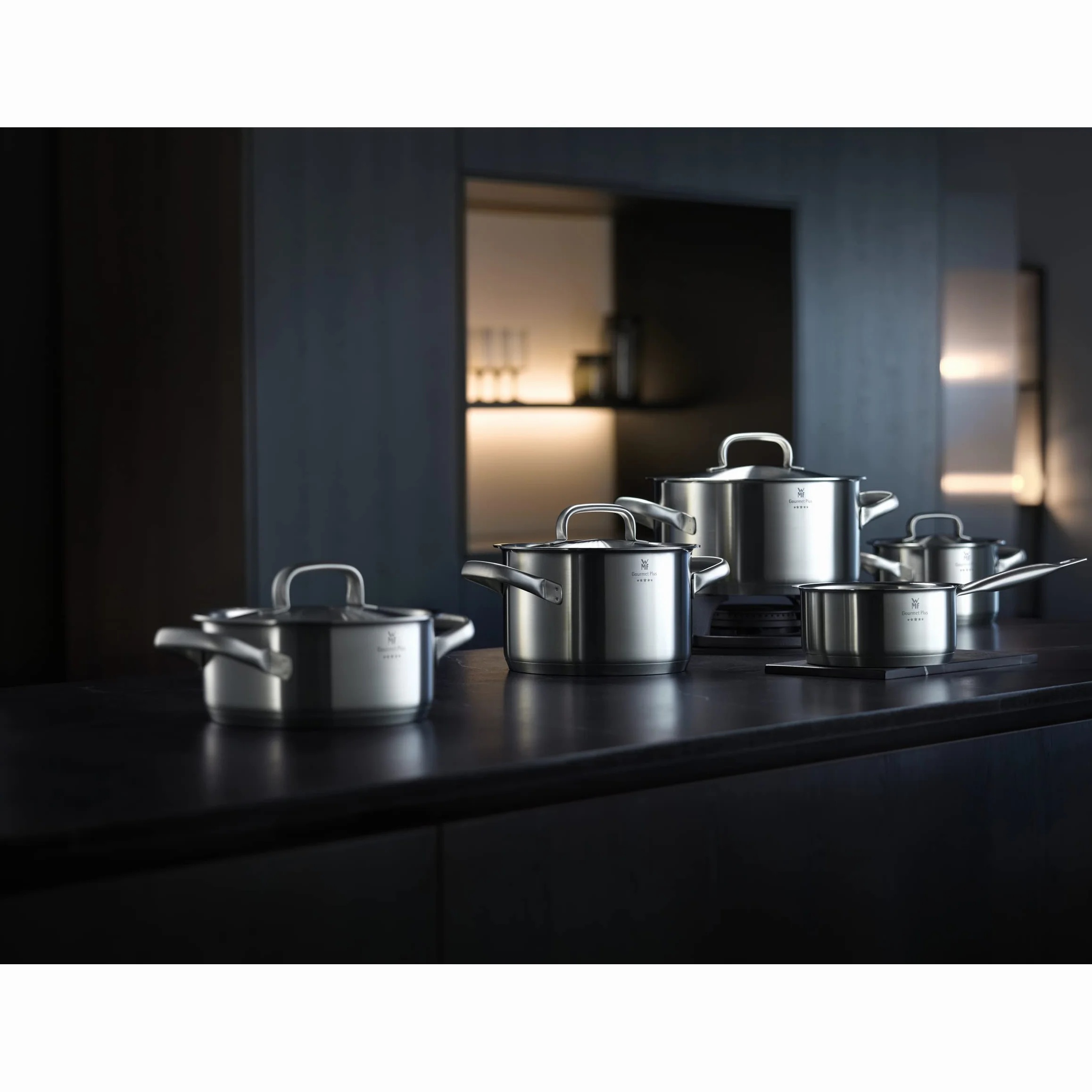 WMF Cromargan garnek do warzyw ze stali nierdzewnej 8,8 l 24 cm TransTherm do kuchenek indukcyjnych