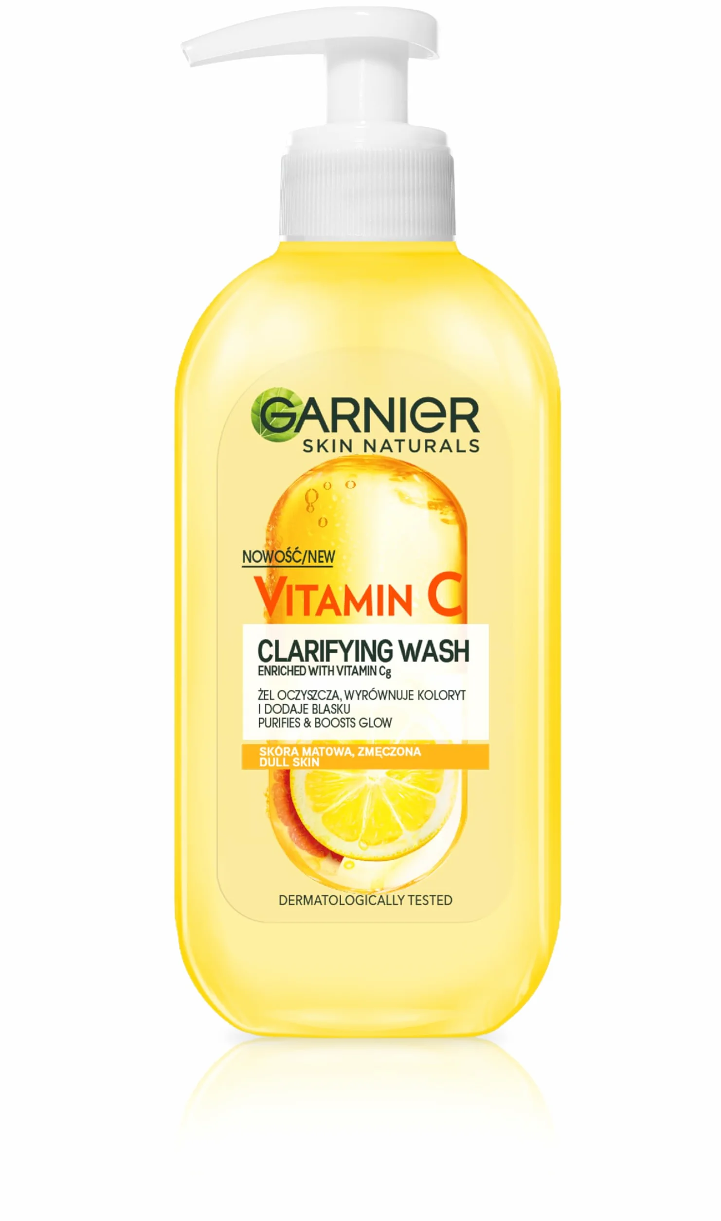 Garnier Vitamin C, Żel oczyszczający z witaminą Cg i cytrusem 200 ml
