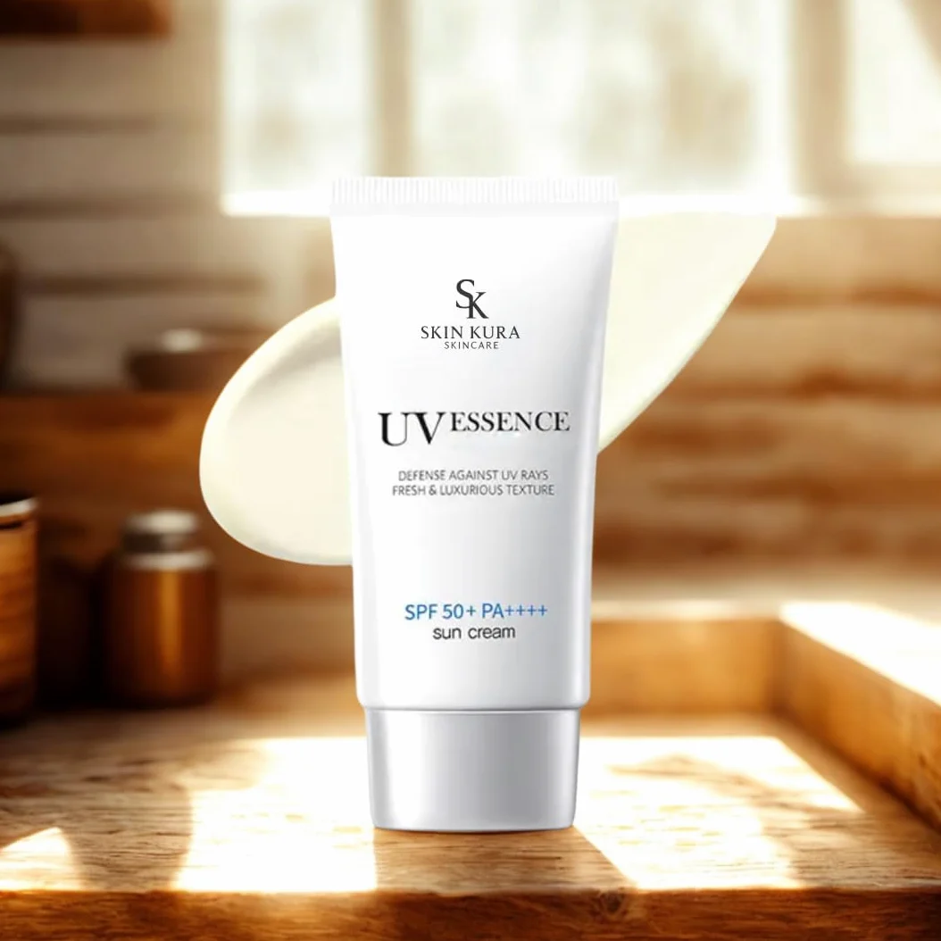 White Truffle Waterfull Mild Sunscreen SPF 50+ - krem przeciwsłoneczny 50ml - Alba - Skinkura - Korean Skincare