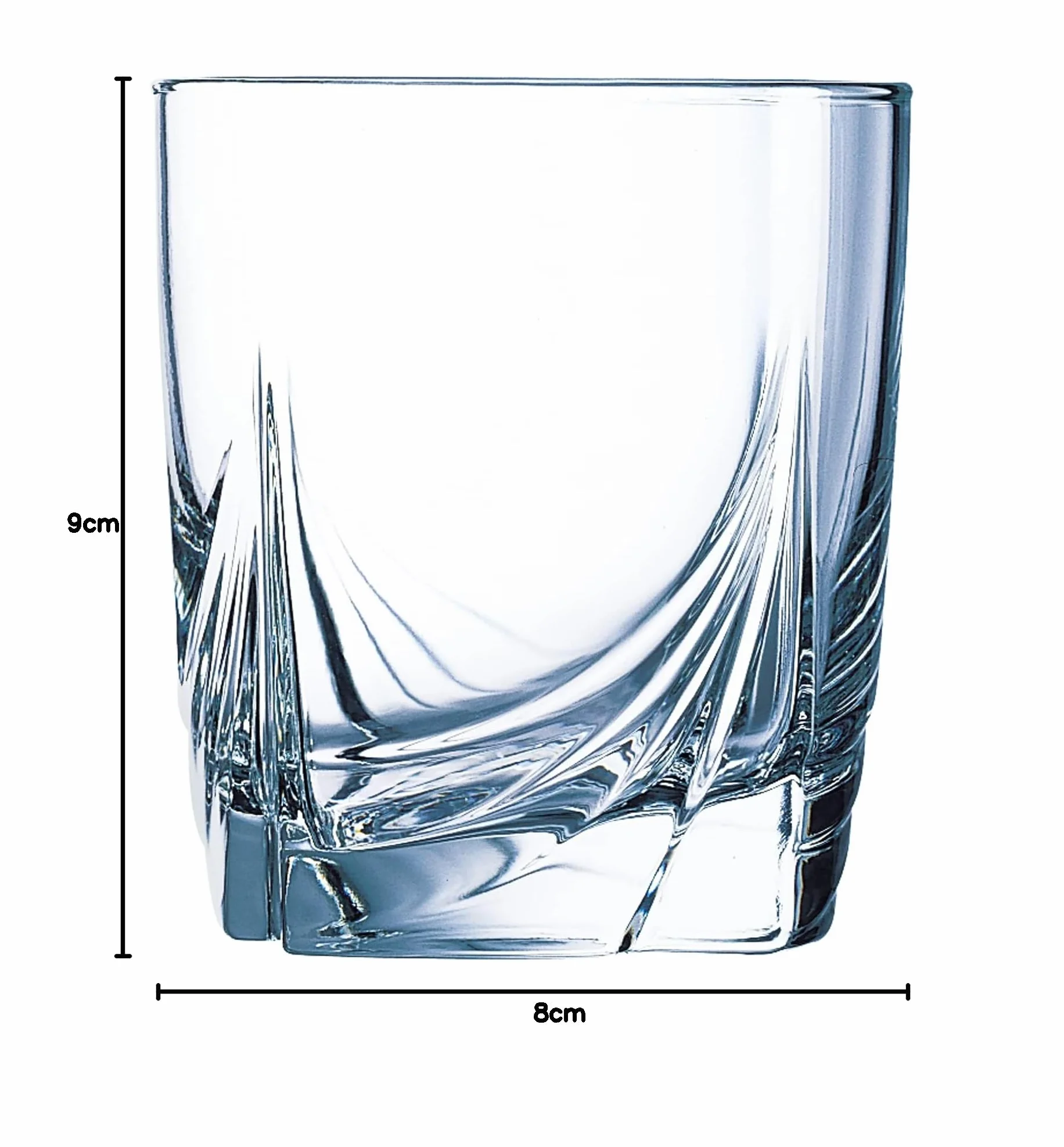 Luminarc Ascot 6 szklanek basowych 300 ml szkło przezroczyste