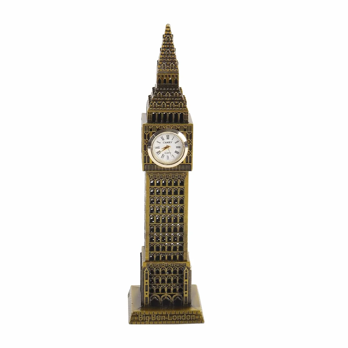 Riven Metalowa statuetka Big Ben model dekoracja zegar wieża architektury
