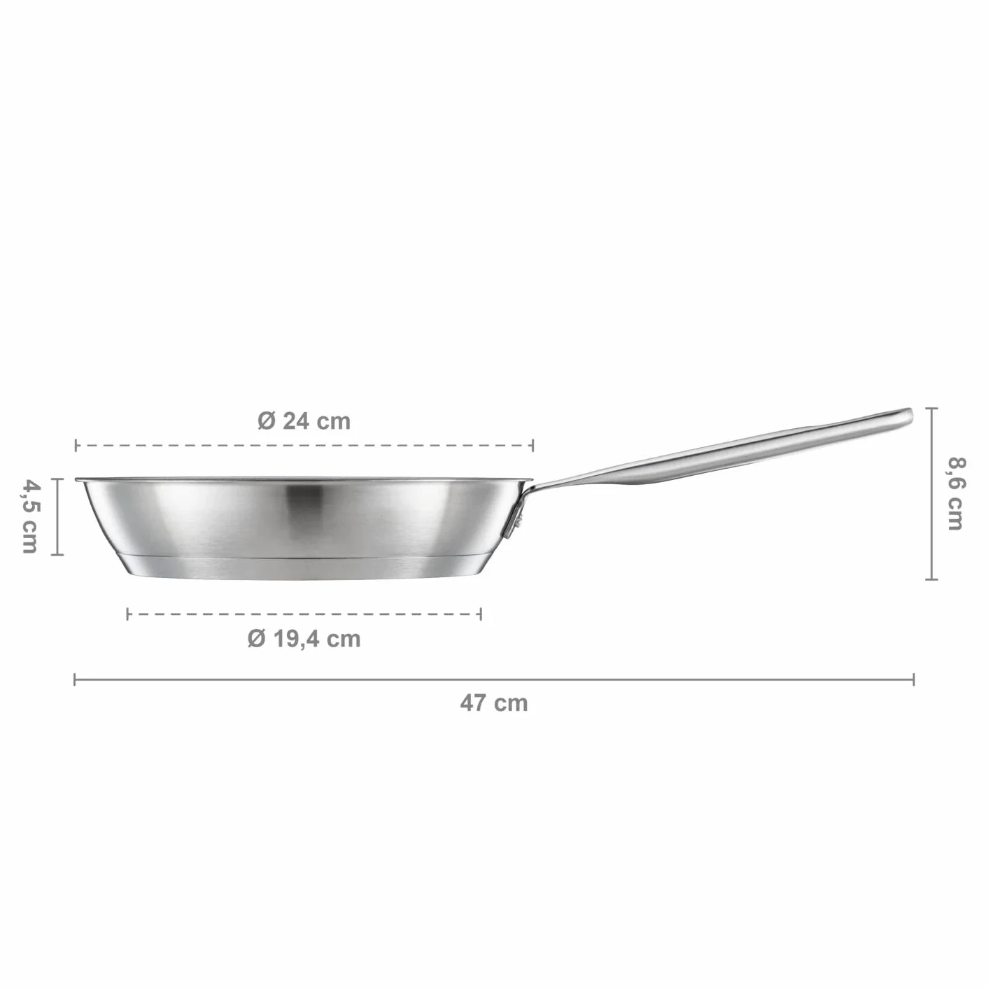 All Steel Patelnia powlekana 24 cm