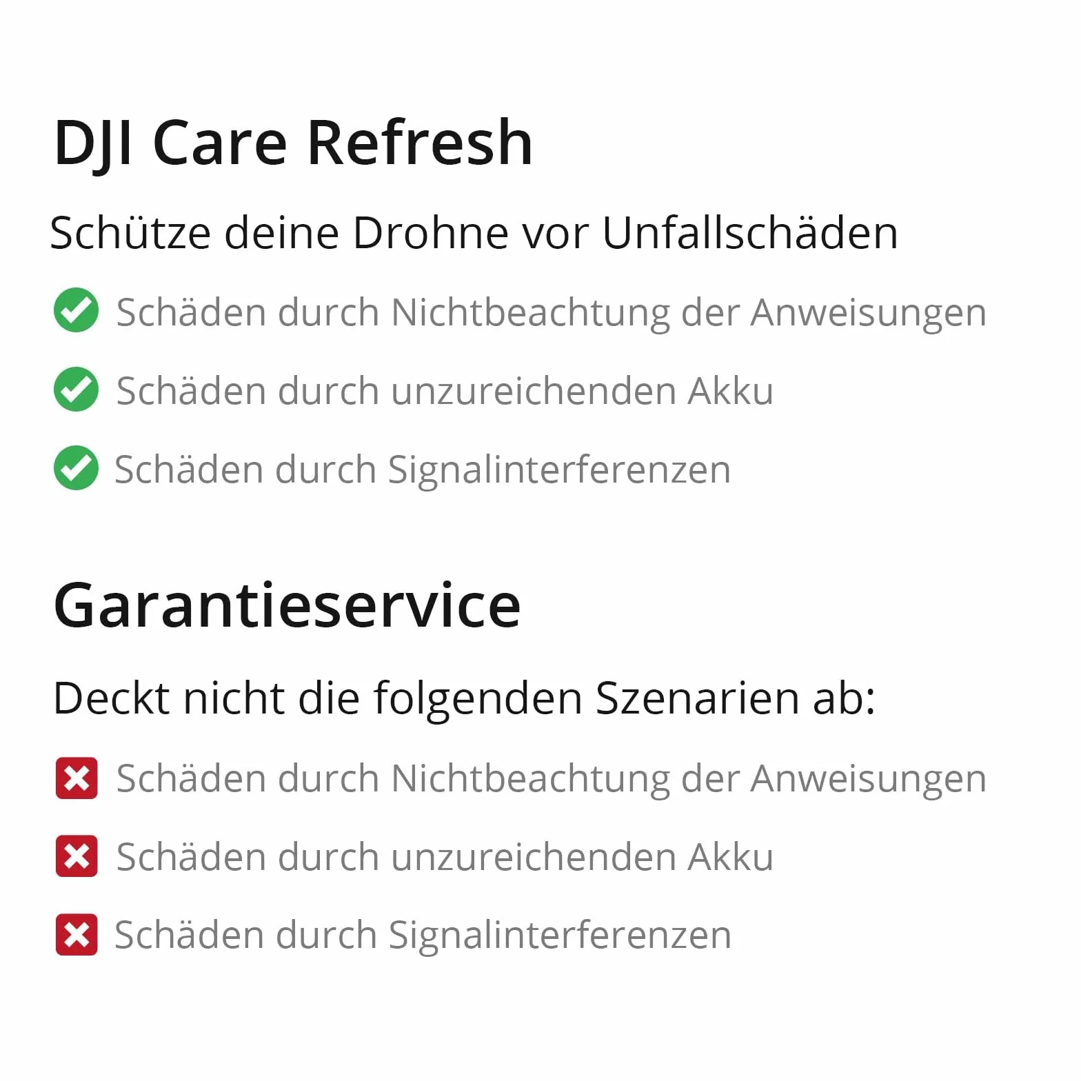 Card DJI Care Refresh 2-Year Plan EU