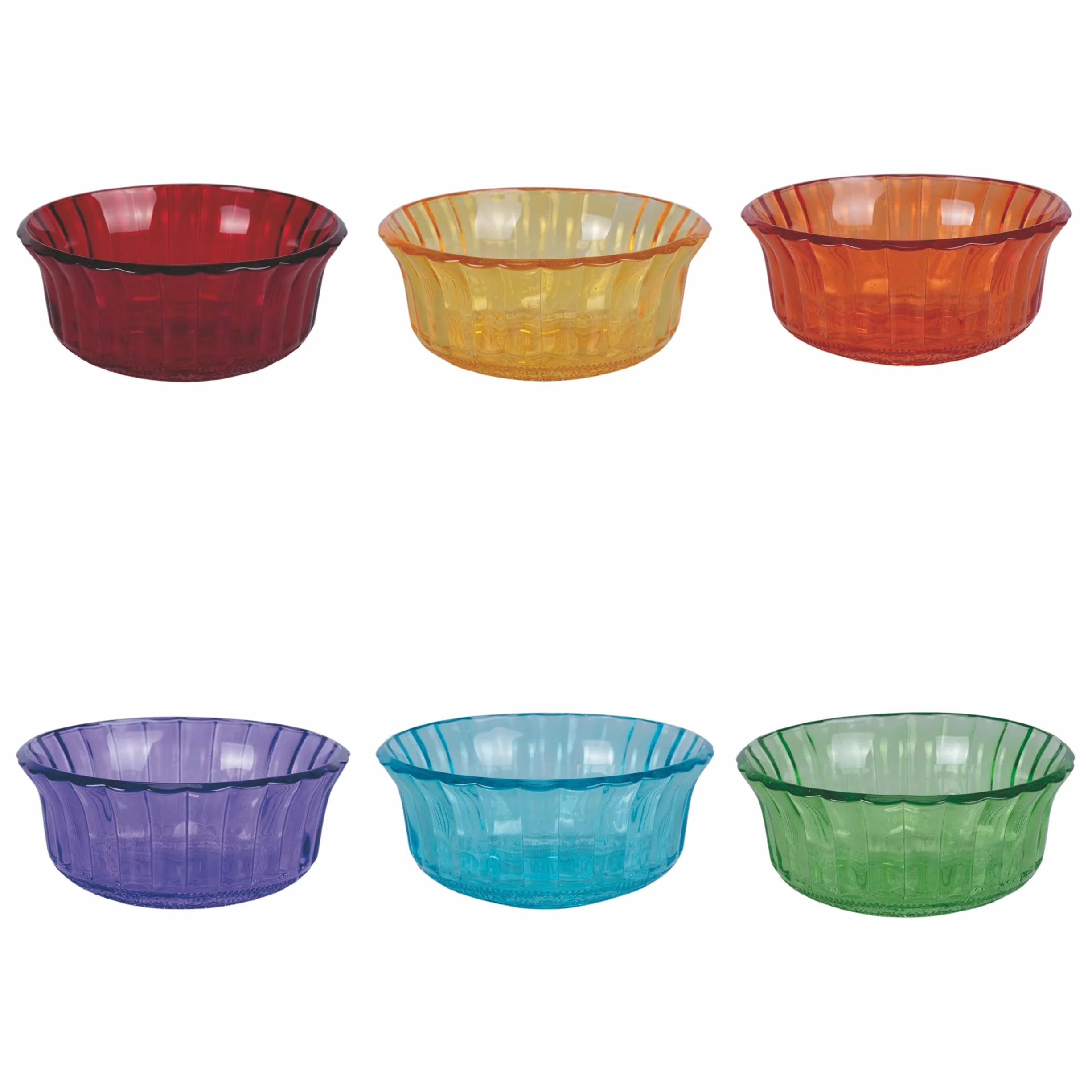 Villa d'Este Home Tivoli 1996 Zestaw 6 szklanych misek 270 ml Imperial Color