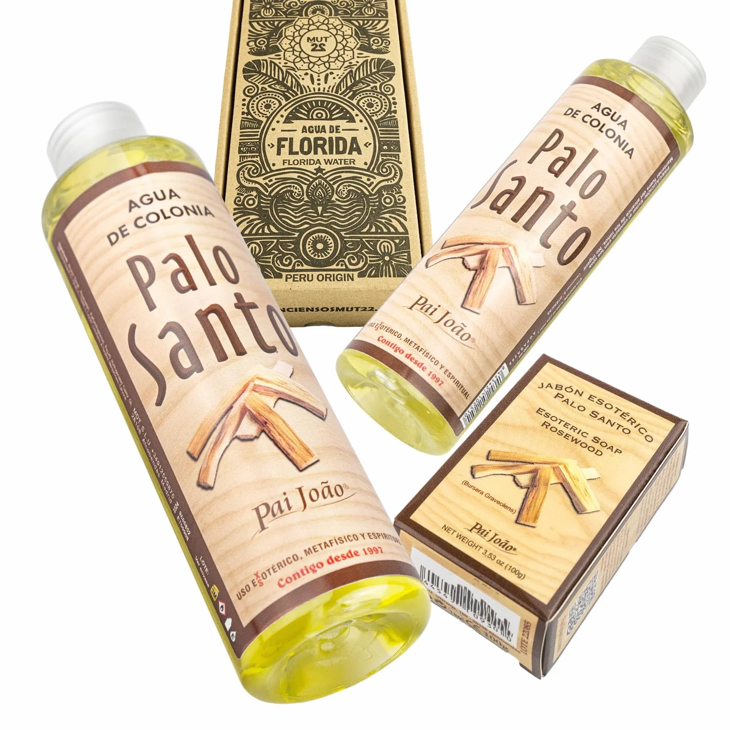 2 x Peru Palo Santo Colonia 100% oryginalne butelki 200 ml do duchowego czyszczenia i ochrony