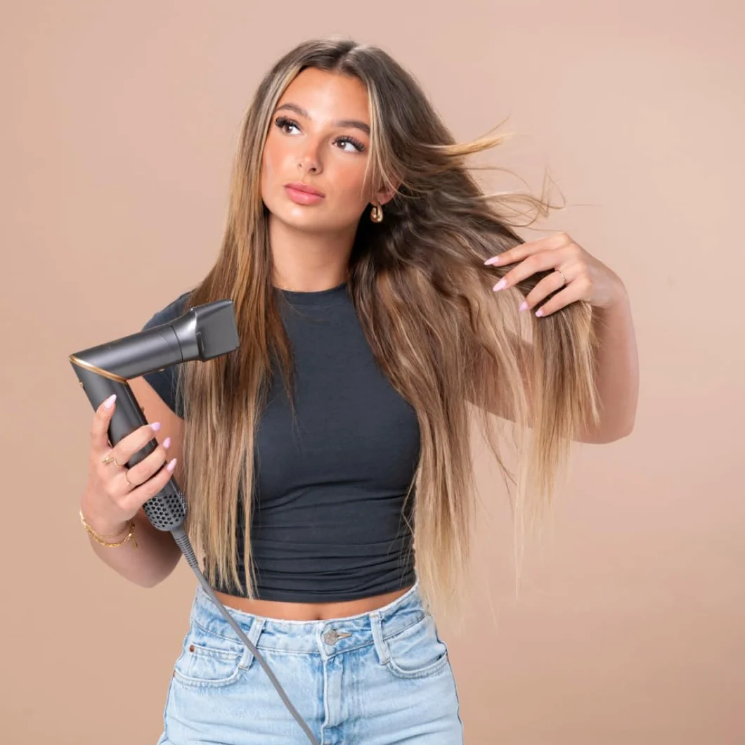 Mellian MysticBlow Airstyler szczotka do włosów 8 w 1 - Multistyler suszarka do włosów z dyfuzorem, szczotka do stylizacji włosów