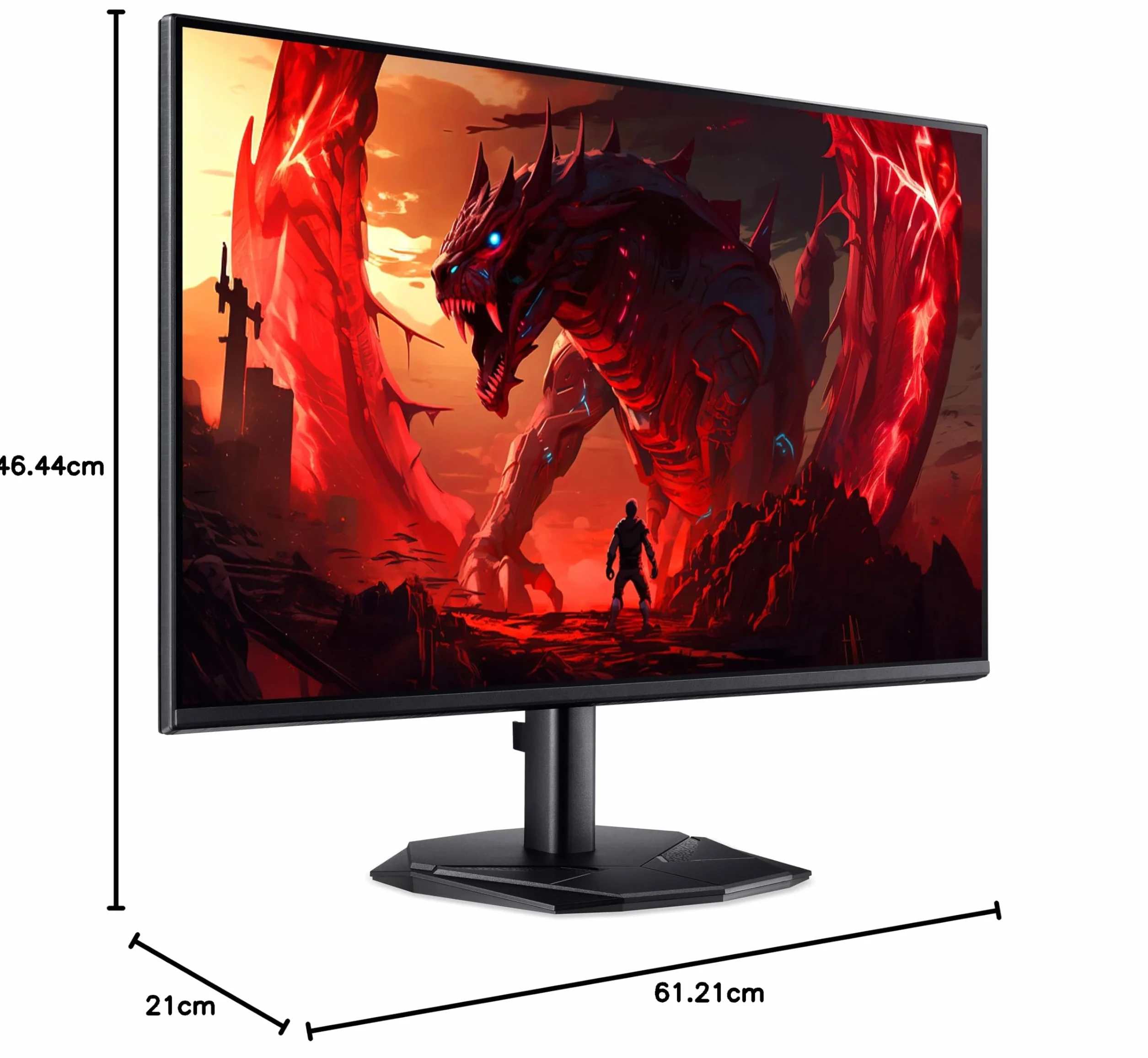 acer Nitro KG272G (60 cm 27" FHD ZeroFrame IPS 200Hz 16:9 1ms/0,5 ms (GTG, Min.) 250nits 2xHDMI DP MM Audio out HDR10 FreeSync Premium EU MPRII Black H.Cable x1 AMZ DI) Monitor PC do gier, czarny