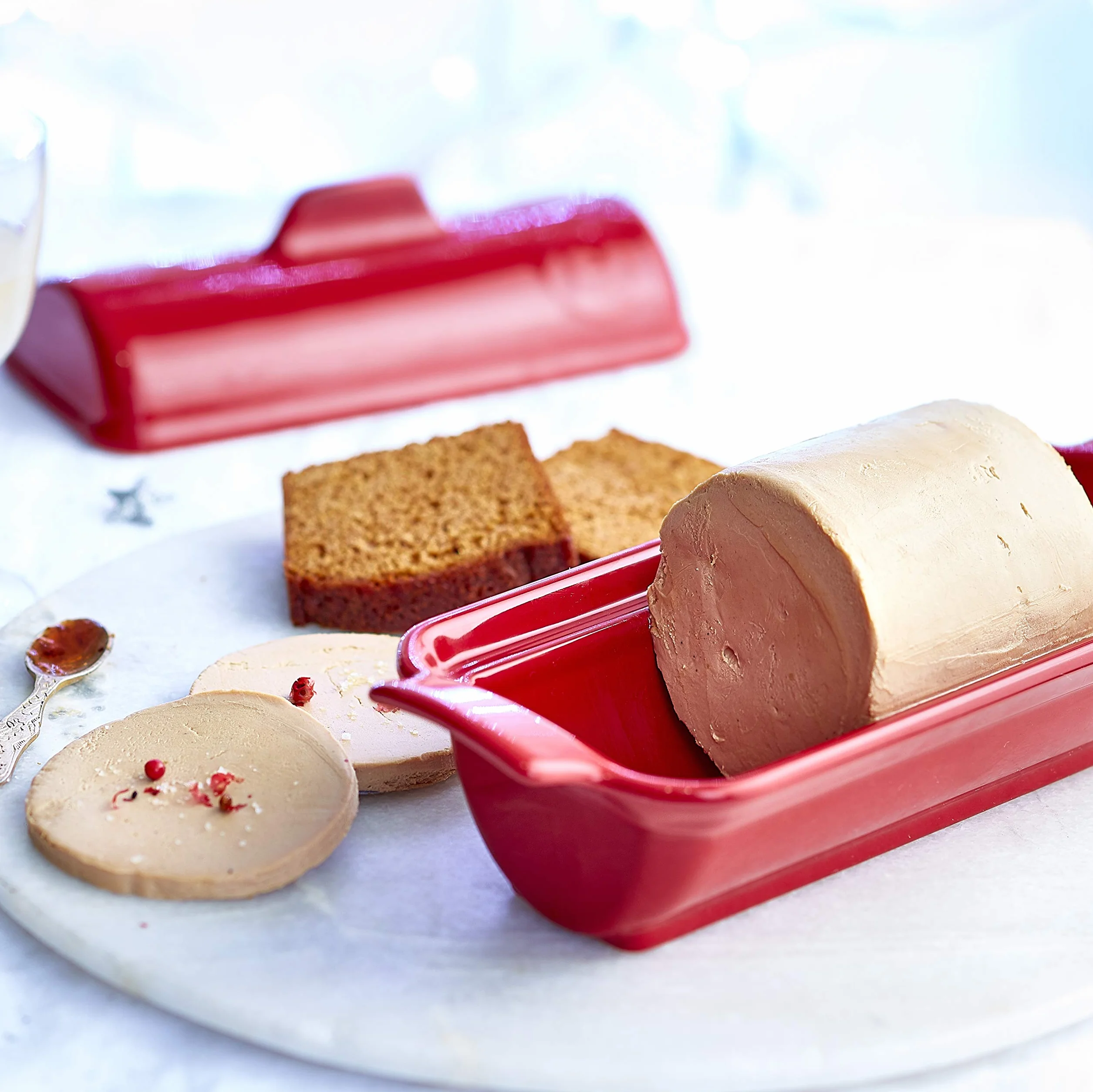 Emile Henry Grand Cru Trawa terrine foie 245 x 105 mm czerwony