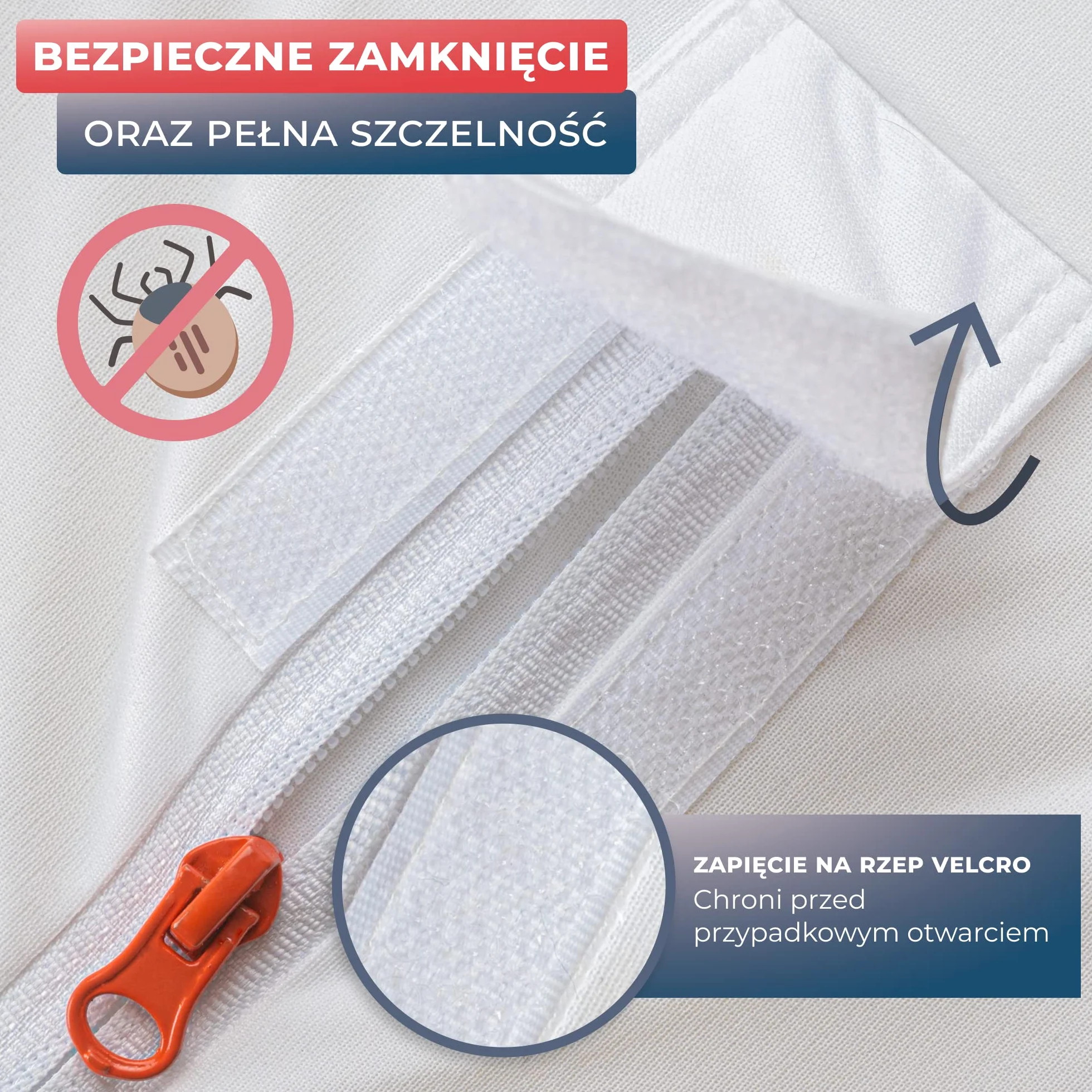 WRAPPYBAG® Wodoodporny pokrowiec ochronny na materac bawełniany 14 rozmiarów