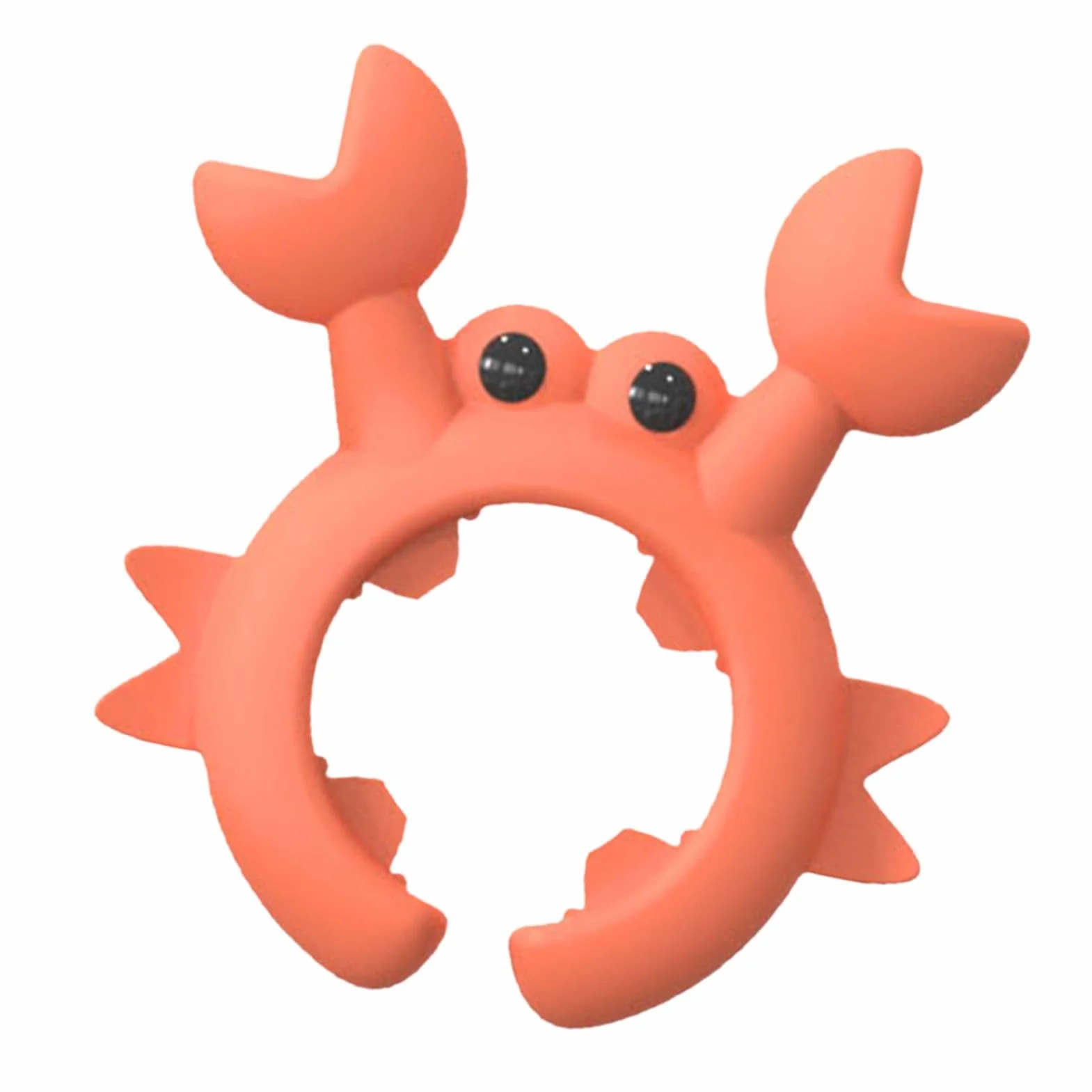 Cute Silicone Crab Spoon Holder Utensil Rest 5.8x6.5cm Anti-Overflow Ladle Holder for Stove Top