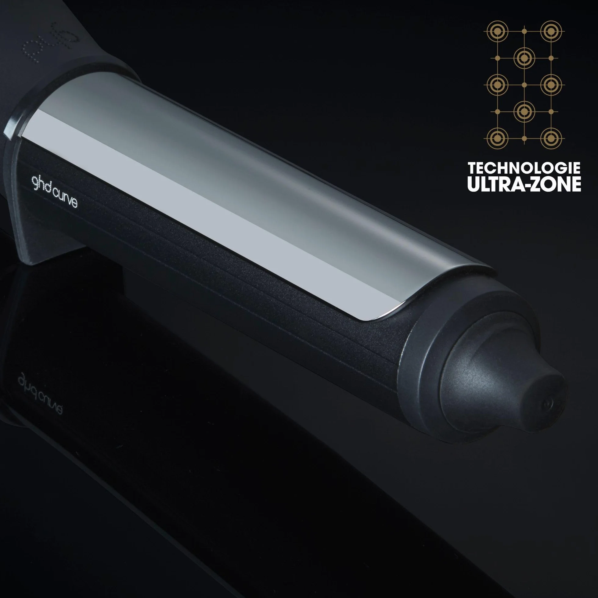 ghd Curve Soft Curl Tong, profesjonalna lokówka z klamrą, średnica 32 mm