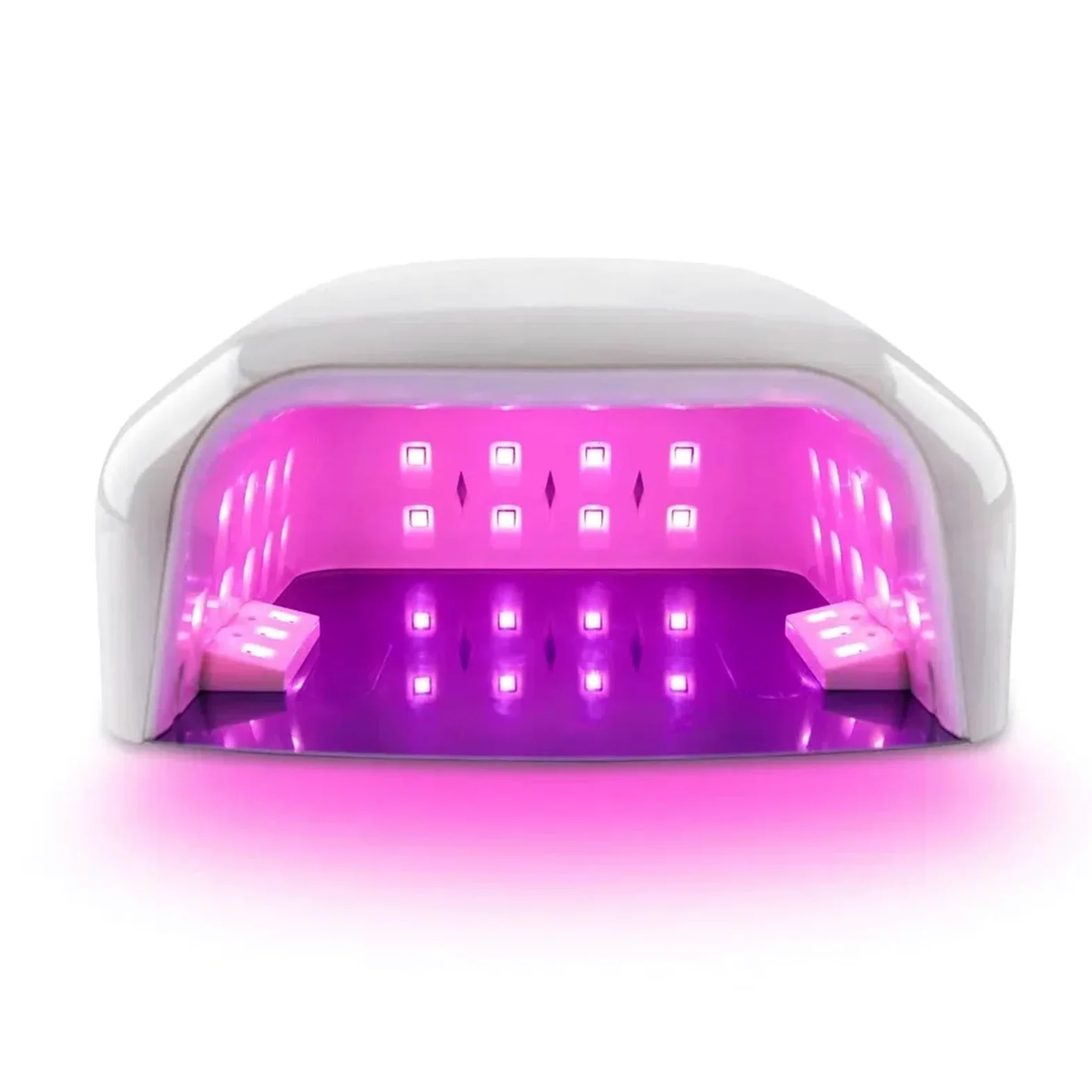 Lampa LED do paznokci, Moc 96 W Czerwone światło Akumulatorowa lampa UV do paznokci Profesjonalna suszarka i manicure(Nero)