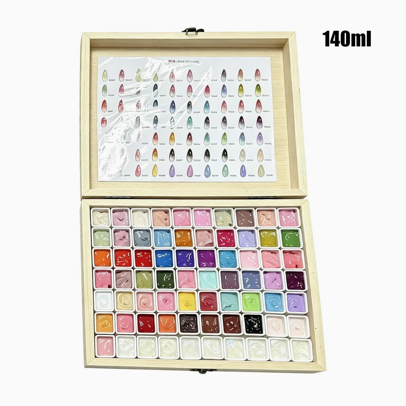 Żel Do Malowania Paznokci Paleta 70 kolorów manicure artystycznego z | Żel Do Malowania Paznokci dla początkujących, kobiet, dziewczyn, w domu, salonie, podróży, na imprezy, s
