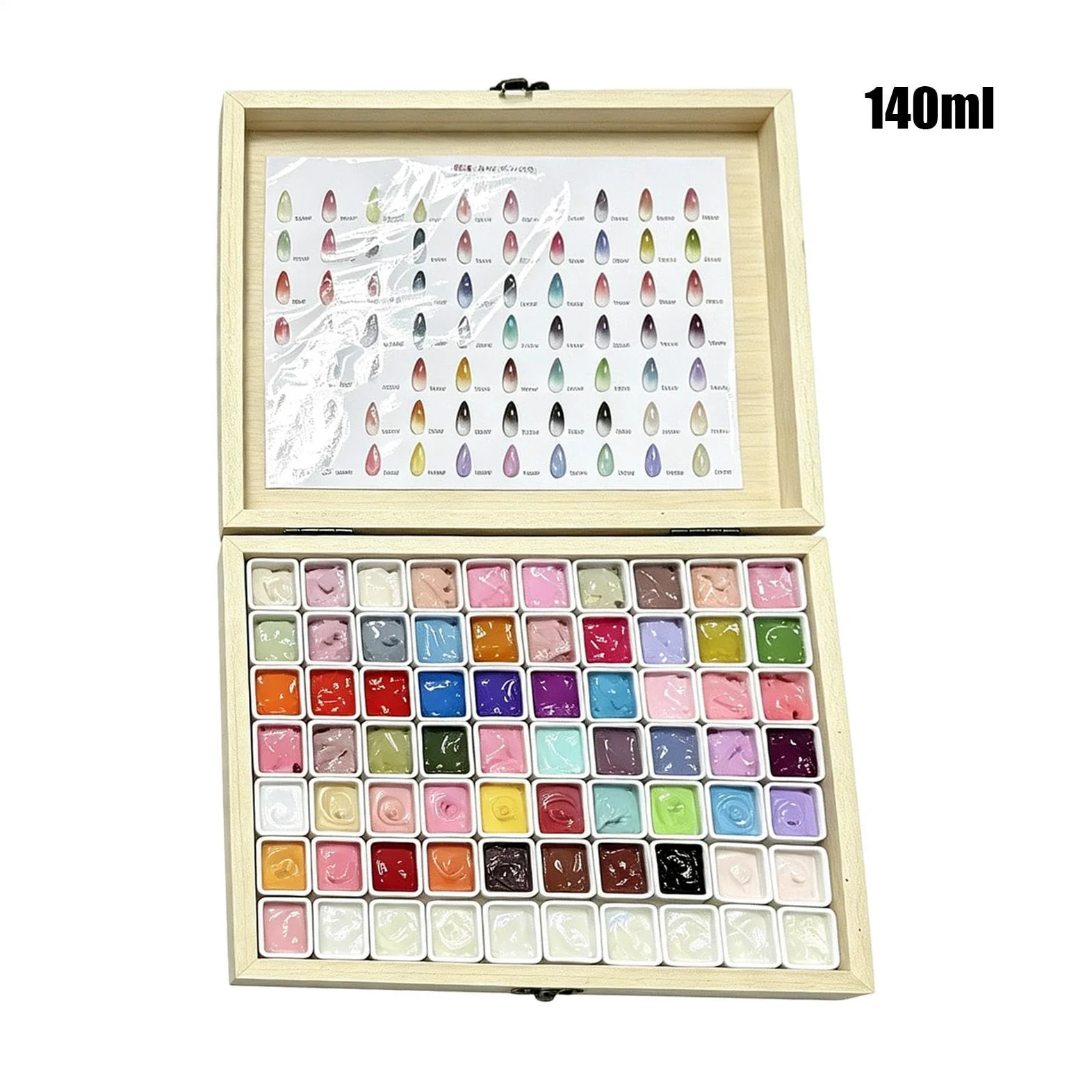 Żel Do Malowania Paznokci Paleta Wzorów Manicure Patting Design 70 Kolorów | Kolory Żelowe dla początkujących, kobiet, dziewczyn, w domu, salonie, podróży, na imprezy, spa i studio