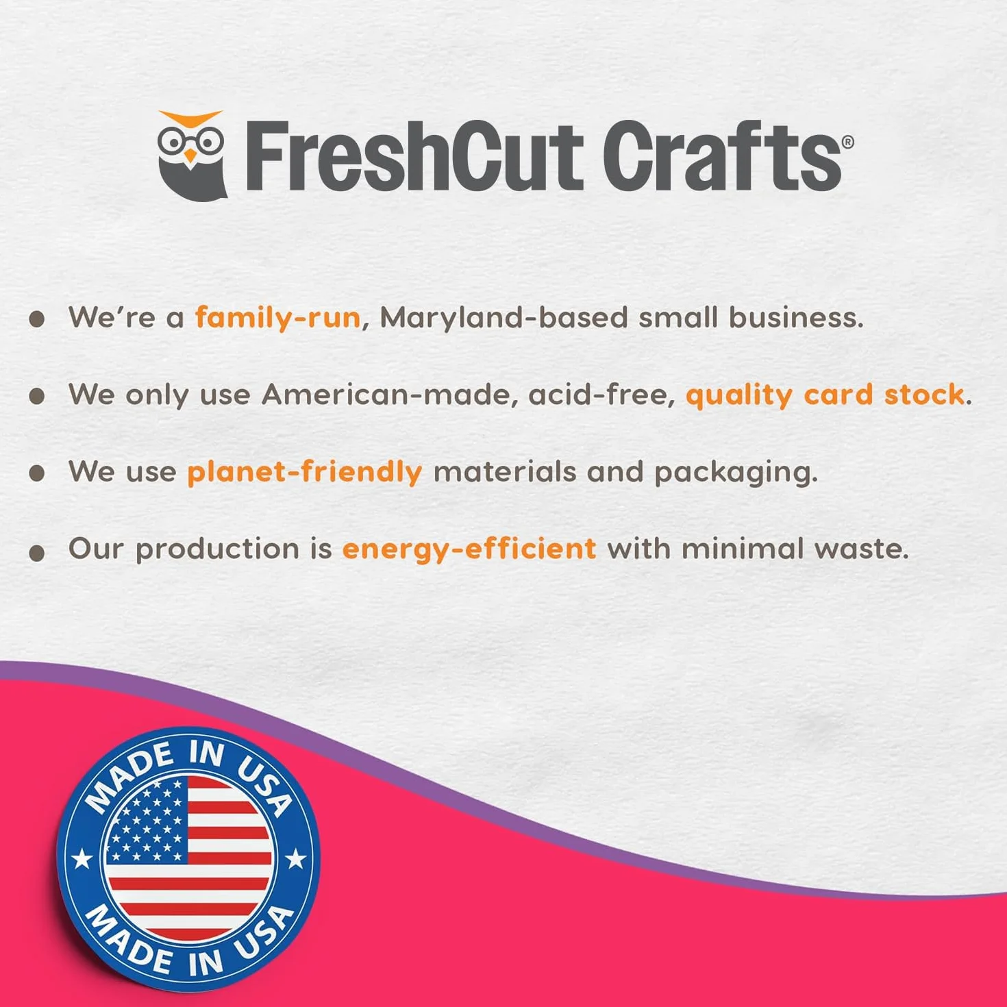 FreshCut Crafts 240 sztuk wycinanek z papieru w kształcie serca, 2-stronne, wyprodukowane w USA