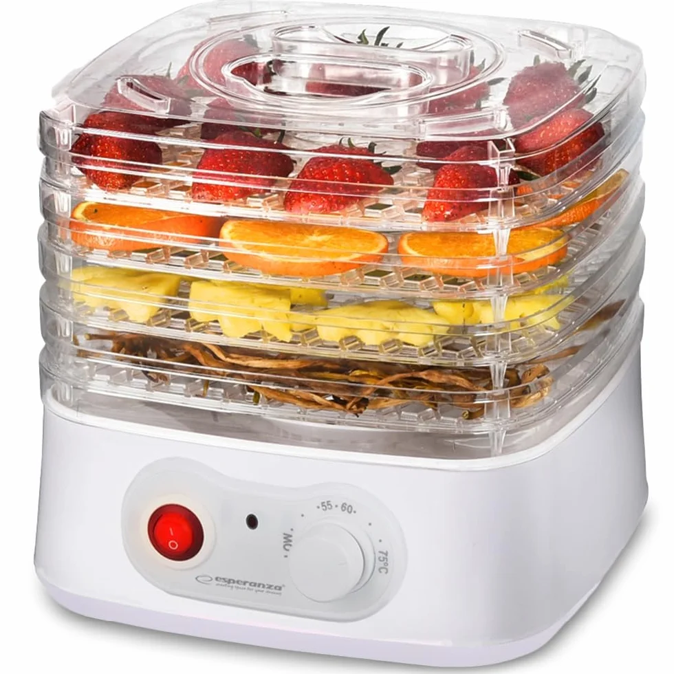 Esperanza EKD004 dehydrator żywności 250 W biały