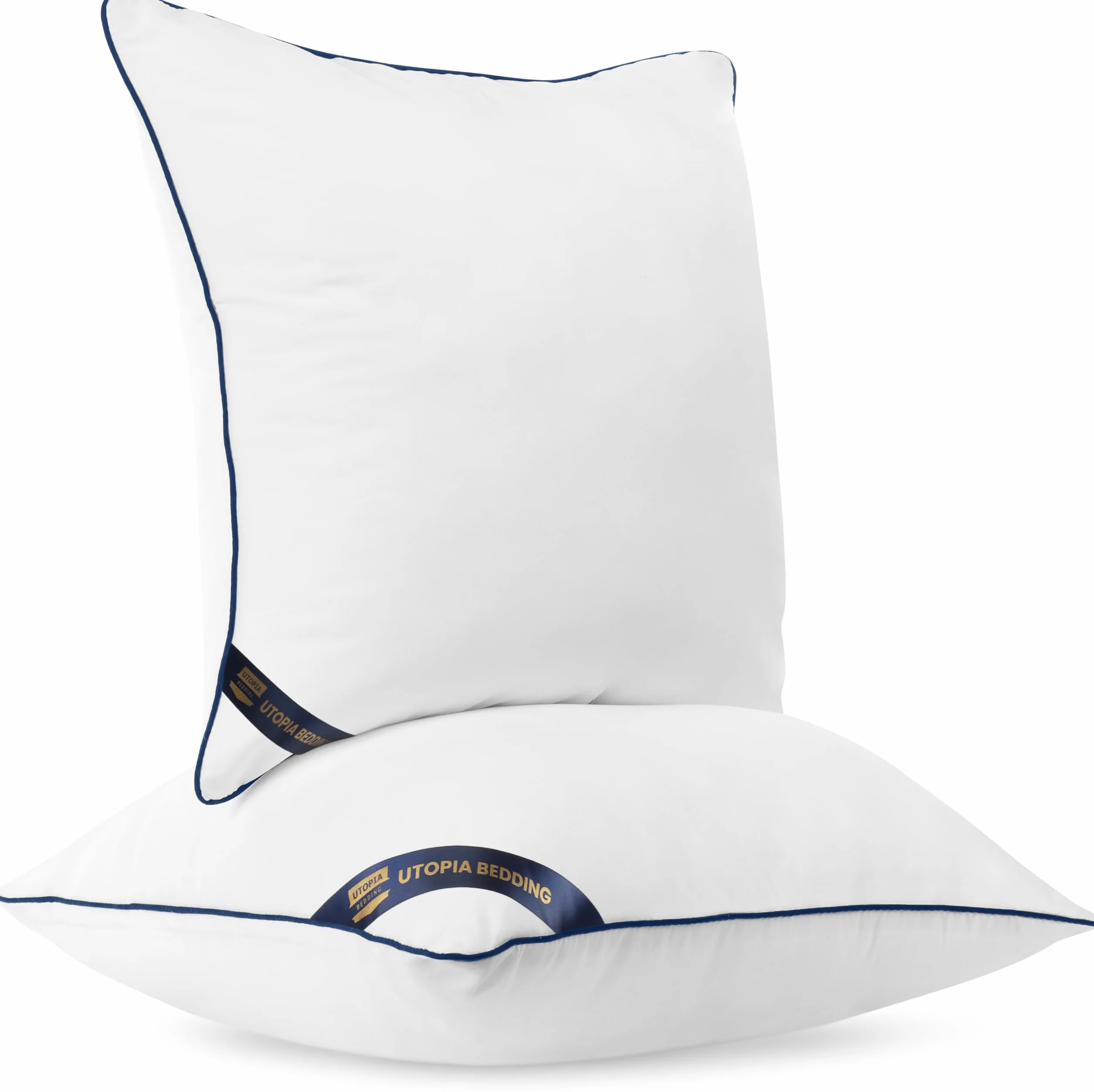 Utopia Bedding Poduszka Zestaw 2 Wkładki do Poduszek Hollowfibre 45x45 cm