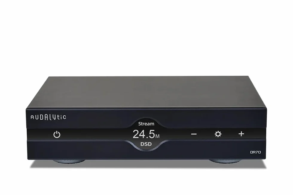 Fanmusic Gustard Audalytic DR70N R2R Network Streaming Desktop DAC z pilotem zdalnego sterowania (czarny)