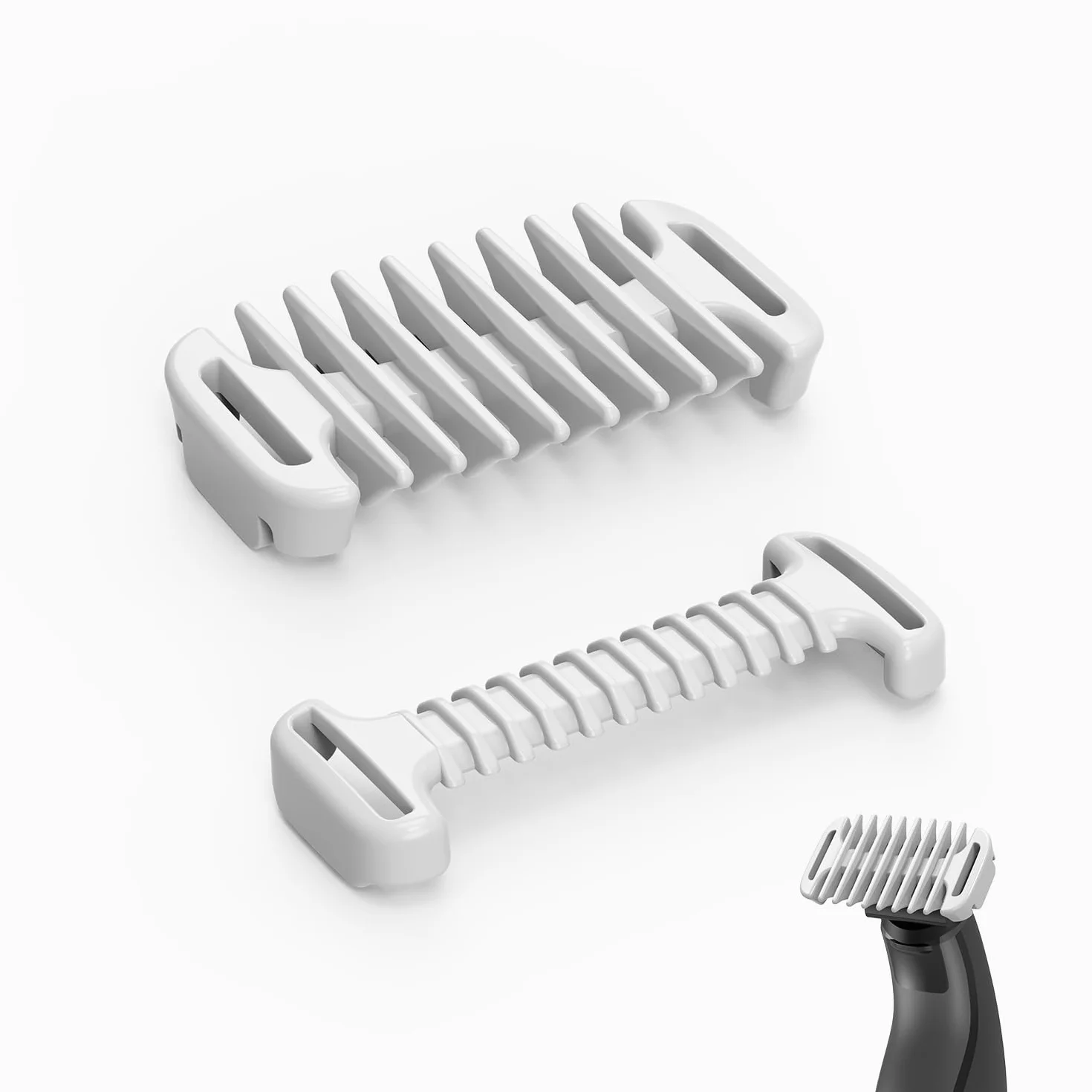 2 szt. Ochraniacz na skórę intymną i grzebień do ciała O Blade QP2724 QP2824 QP2520 QP2630 QP6551 QP6531 akcesoria do trymera hybrydowego
