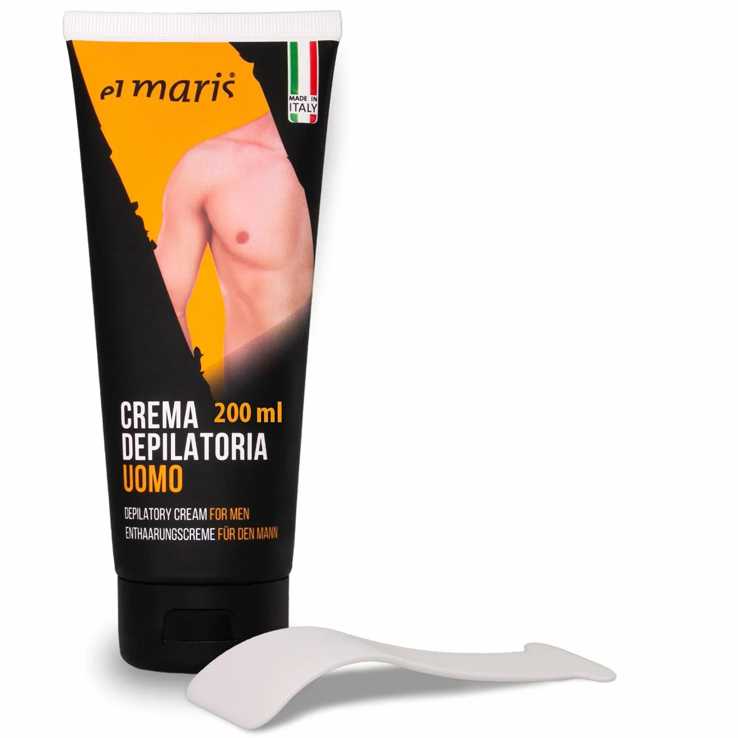 ELMARIS - Krem Do Depilacji Ciała - depilacji intymnych - Delikatny i Skuteczny - 200 ml