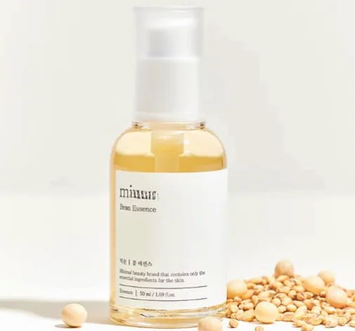 Bean Essence, wegańskie ślimaki, esencja złuszczająca do twarzy, nawilżająca koreańska pielęgnacja skóry, skóra szklana 1,69 fl.oz/50 ml