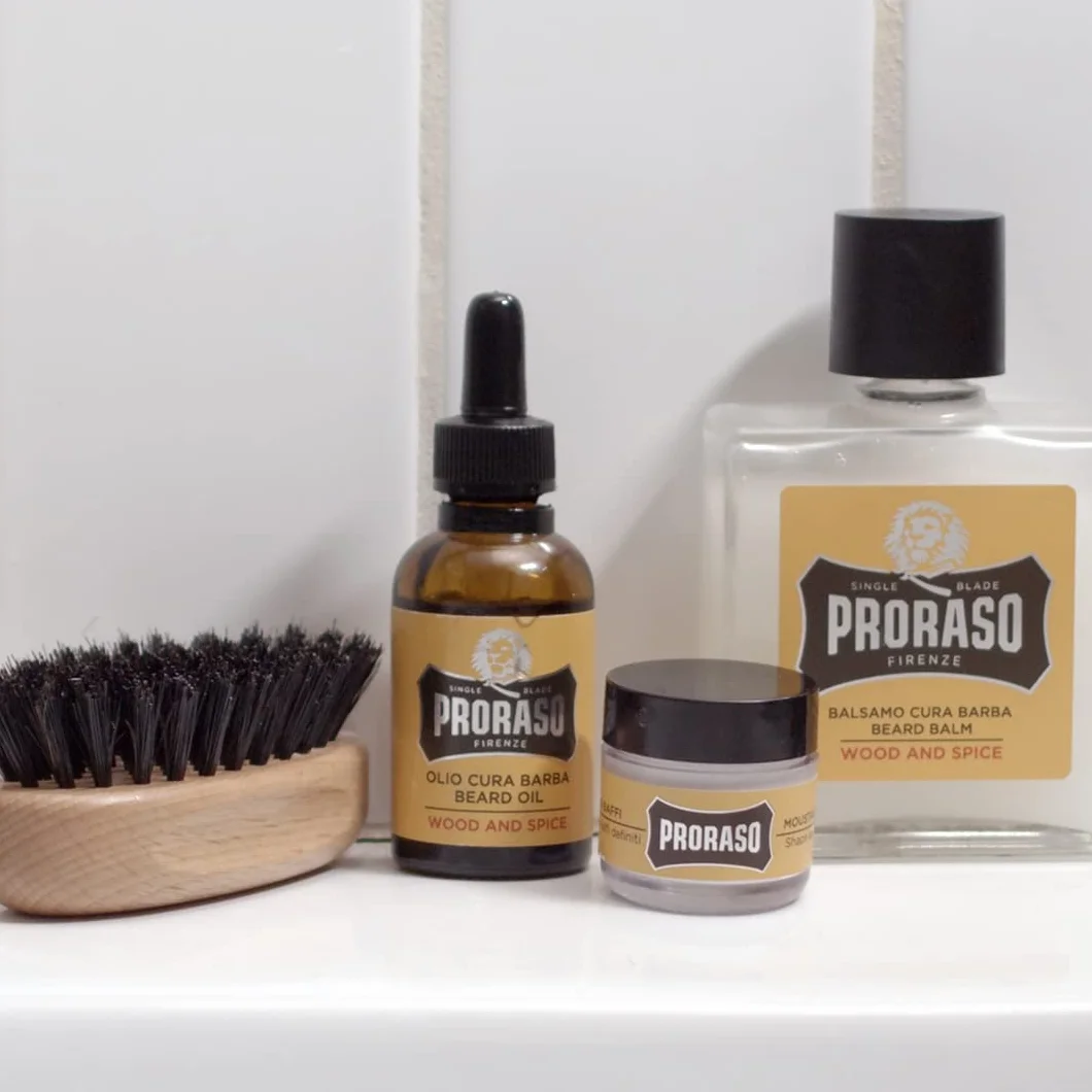 Proraso - Beard Wax - Wood & Spice - SINGLE BLADE - 15 ml