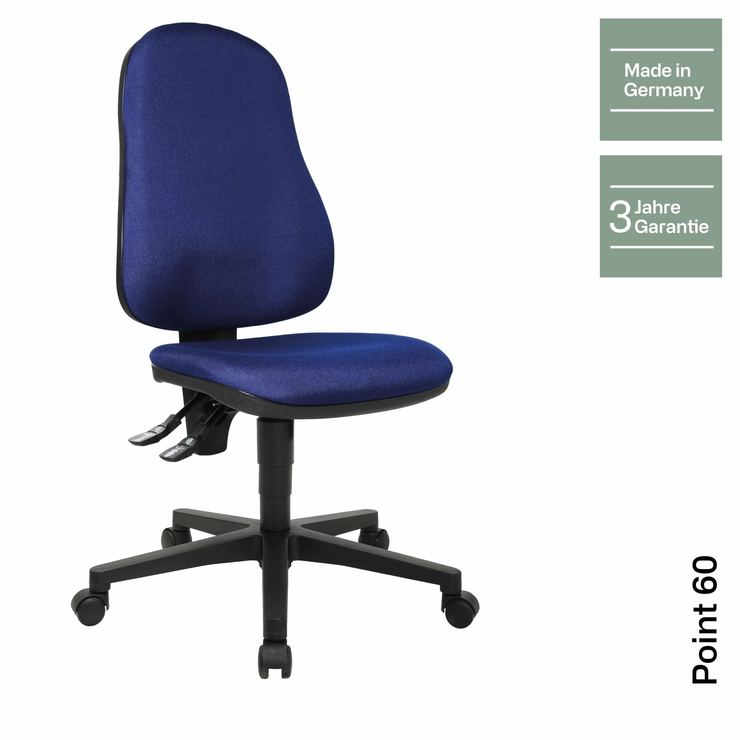 Topstar Krzesło biurowe Point 60 niebieskie
