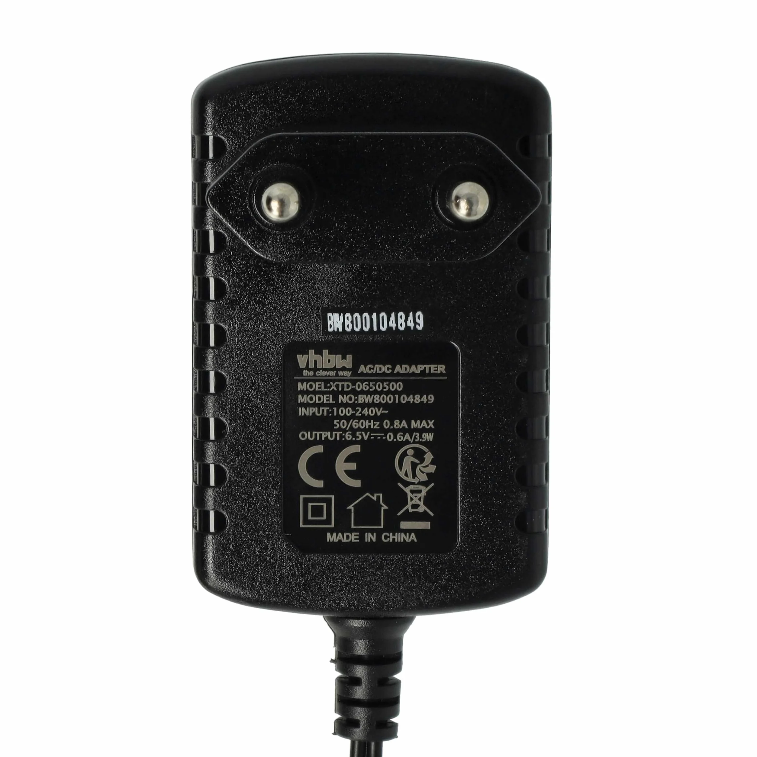 vhbw Zasilacz kompatybilny z Siemens Gigaset S440, S450IP, S645, S455IP, E495, S675, S680, S445, S670 Stacja ładowania telefonu stacjonarnego