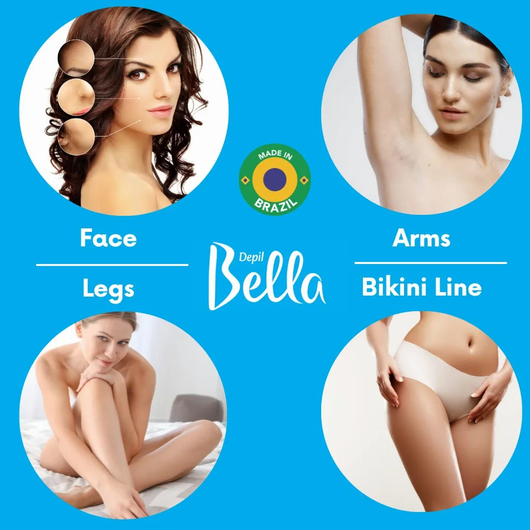 Depil Bella Dolomita Proszek do depilacji przed i po ciele i twarzy, 800 g