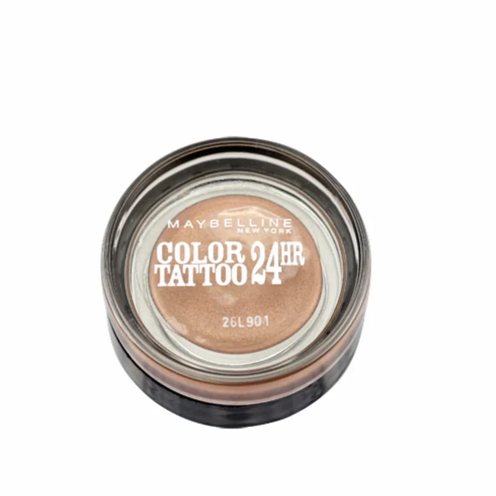 Maybelline New York Color Tattoo 24H żelowowo-kremowy cień do powiek, świetliste wykończenie, 35 On and on Bronze, 3,5 ml