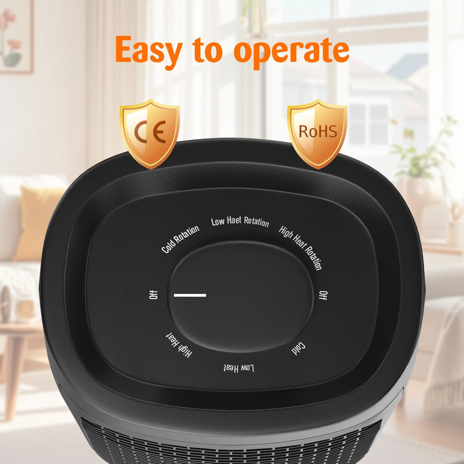GARDTECH Termowentylator, energooszczędny, typ E