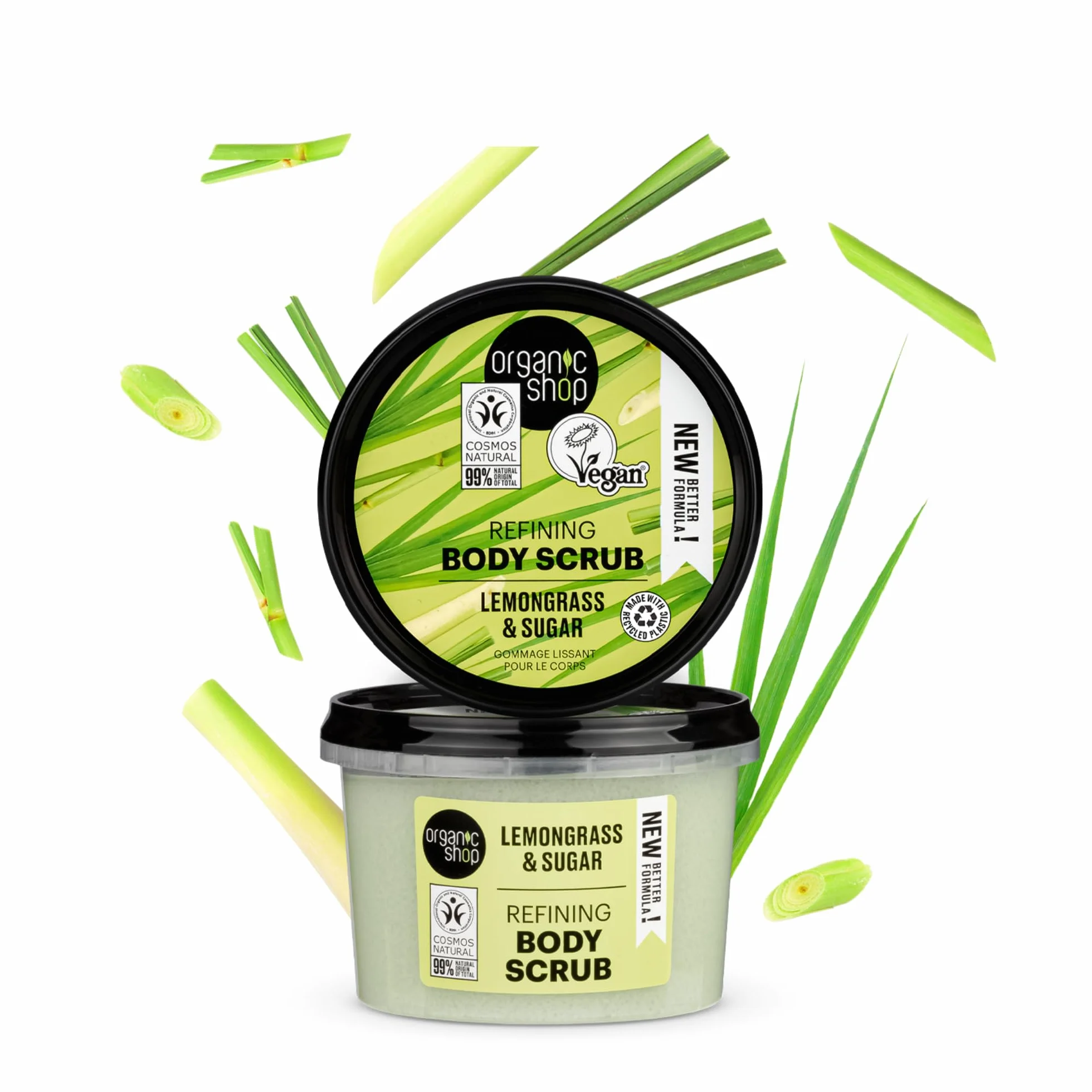 Organic Shop Peeling Do Ciała Naturalna Prowansja Cytrynowa I Cukier 250 Ml