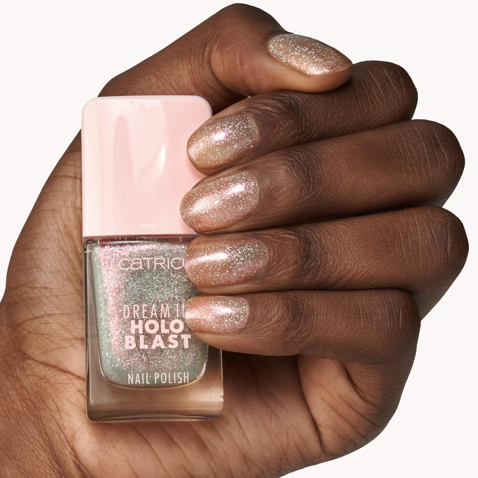 Catrice Lakier do paznokci Dream In Holo Blast, długotrwały, holograficzny, lśniący (10.5ml)