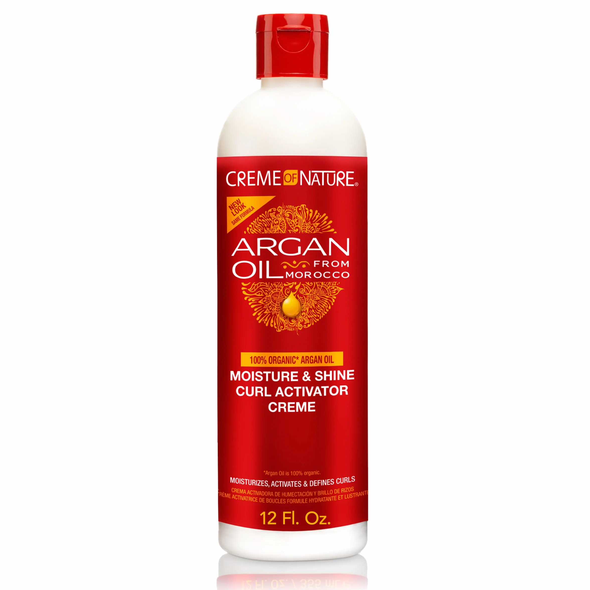 Creme Of Nature Argan Oil Moisturist & Glat Active Curl Cream 354 Ml