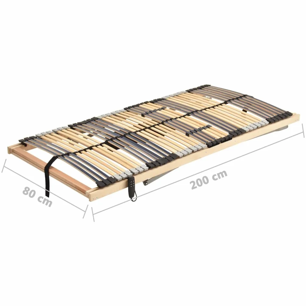 vidaXL Elektryczny stelaż do łóżka 80x200 cm 7 stref 42 listwy