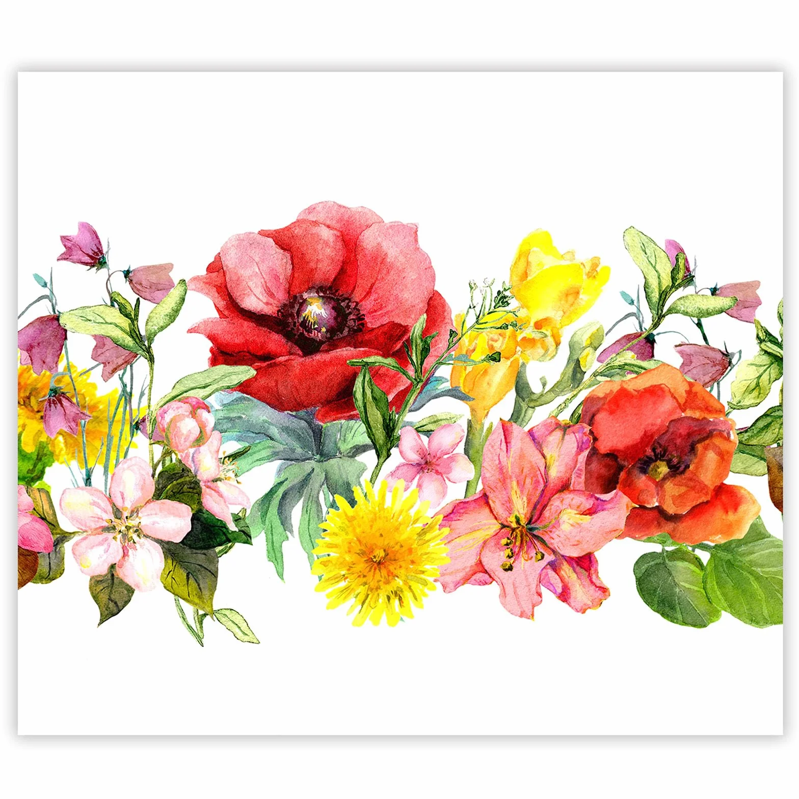 Płyta ochronna na kuchenkę ze szkła 60 x 52 cm biała motyw obraz