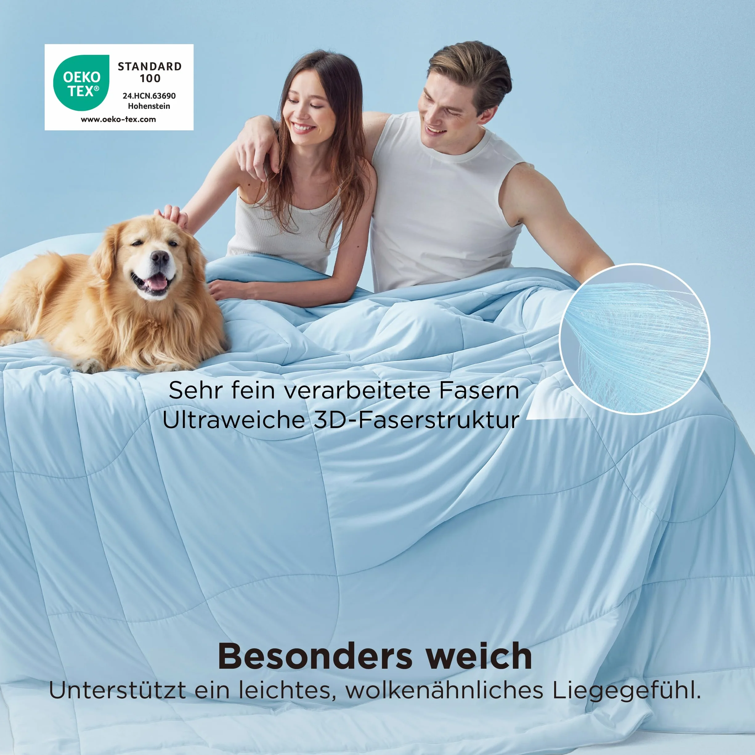 BEDSURE Dwustronna kołdra chłodząca na lato 200 x 200 – chłodząca kołdra Arc-Chill Q-Max > 0,4, lekka i cienka kołdra chłodząca na lato, na nocne poty i ciepłe śpiochy, biała