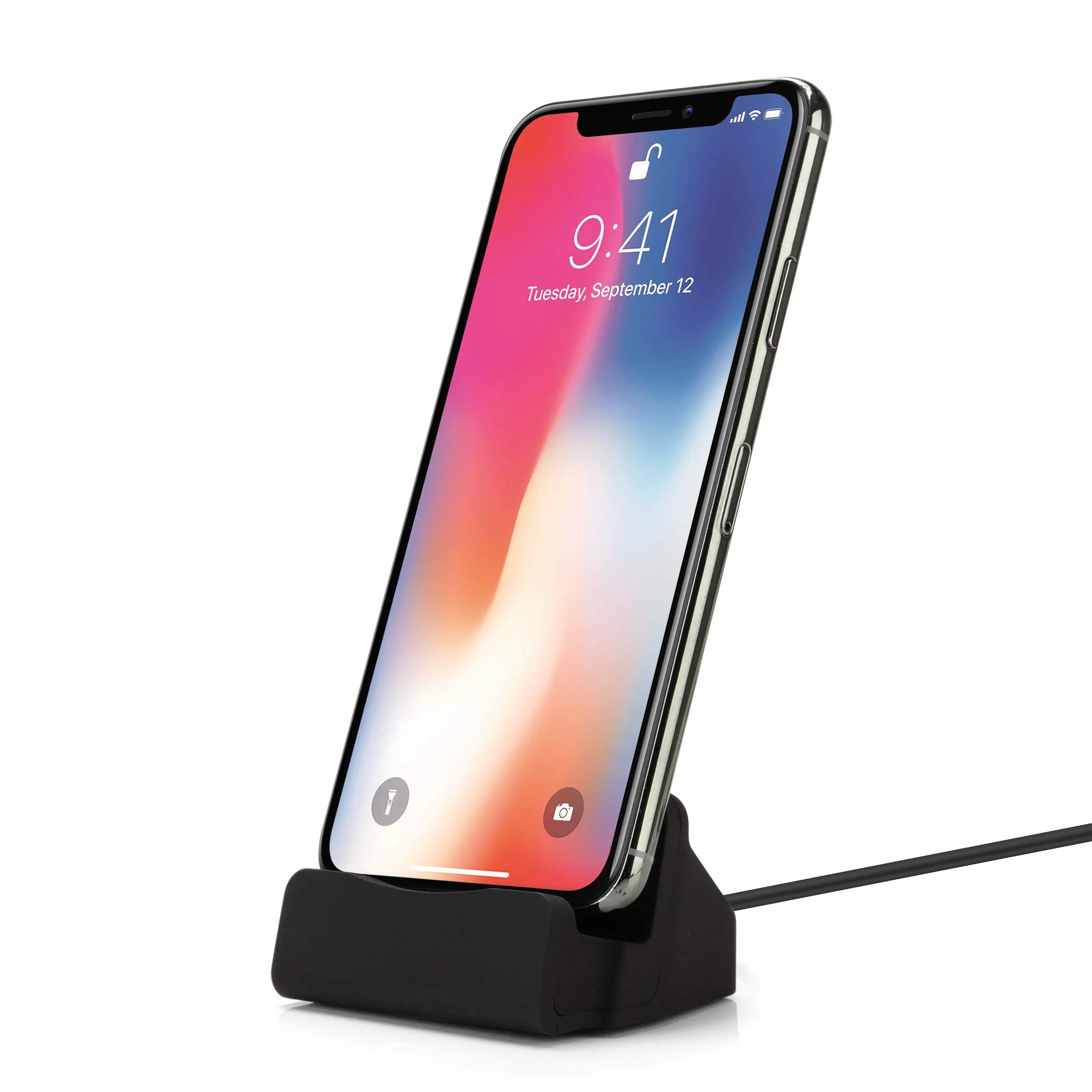 Stacja dokująca typu C ładowarka kompatybilna z iPhone 15 Plus Pro Max Samsung Galaxy Z Flip 5 Z Fold 5 S23 Ultra S22 S21 S20 10 Huawei Mate Xiaomi i innymi urządzeniami USB-C w kolorze czarnym