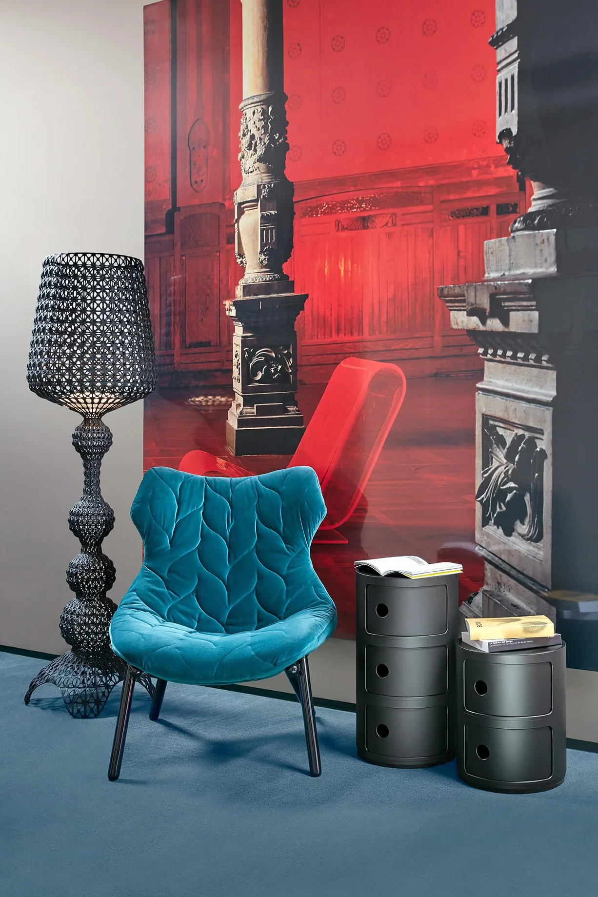 Kartell Szafka Czarny 58,5 cm