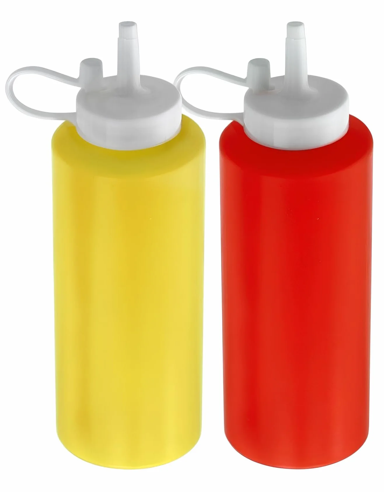 Butelki dozowniki sosów 375 ml plastikowe wielokrotnego użytku ketchup majonez musztarda